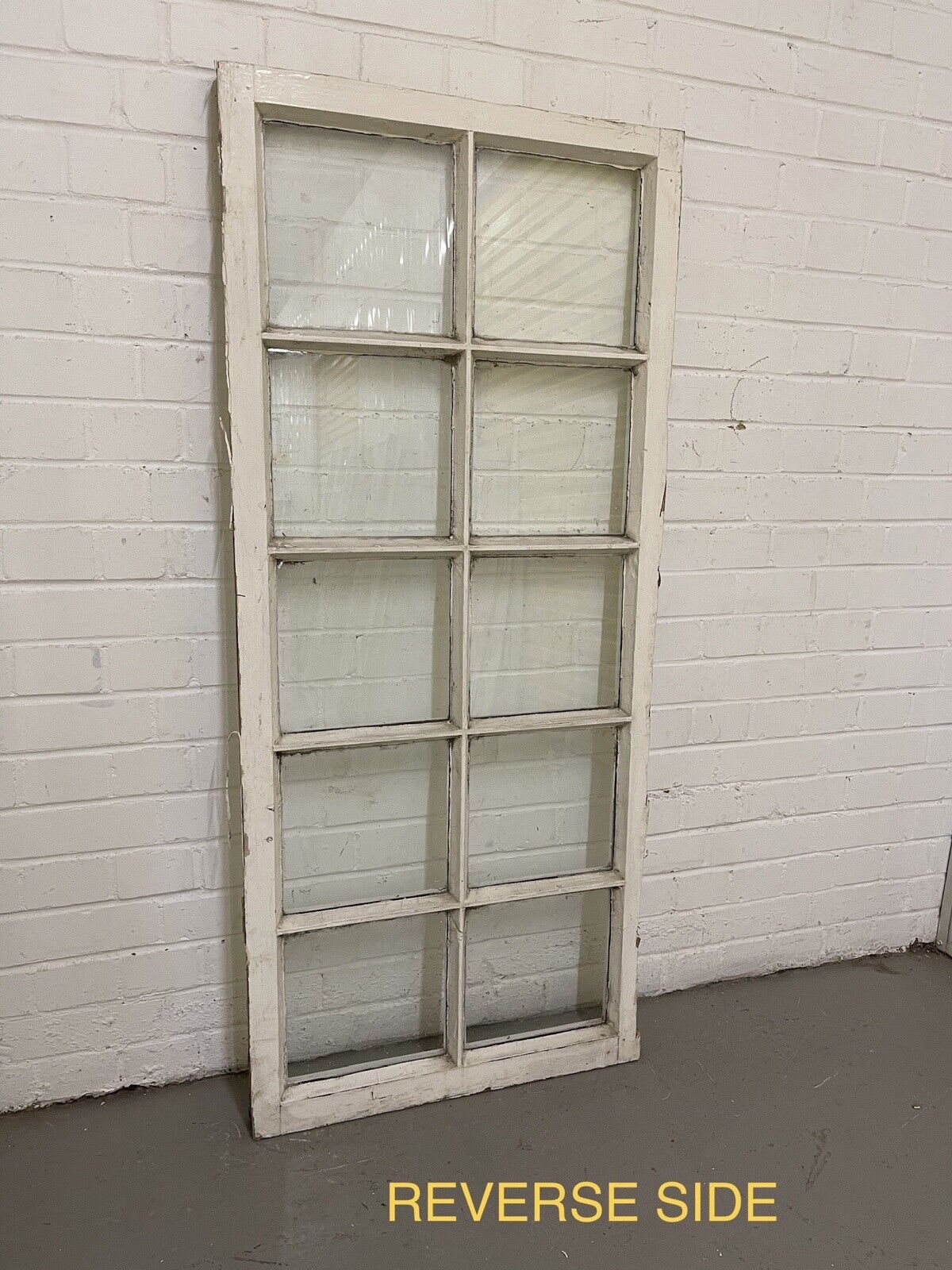 Modern Georgian 10 Panel Wooden Window 605 x 1380mm