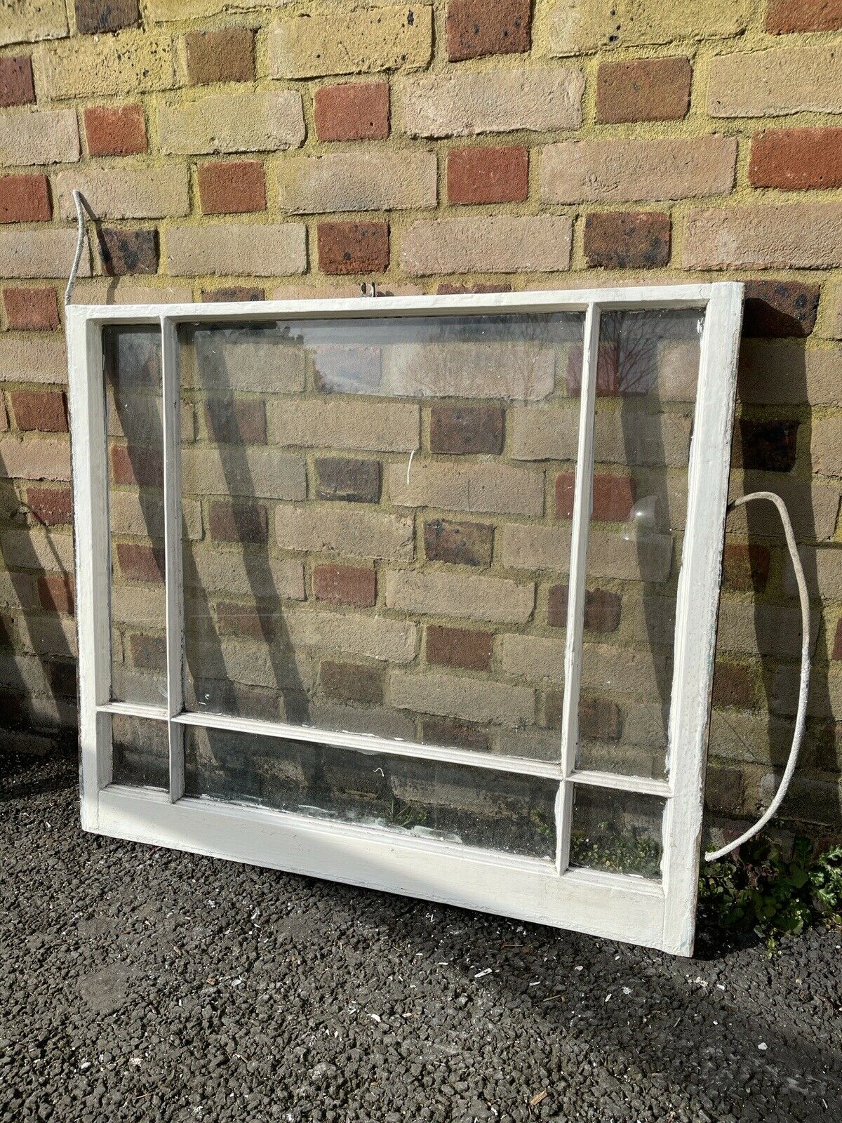 Reclaimed Old Edwardian 6 Panel Wooden Panel Sash Window