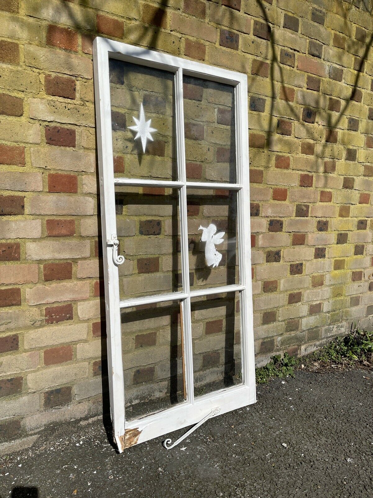 Reclaimed Old Georgian 6 Panel Wooden Window