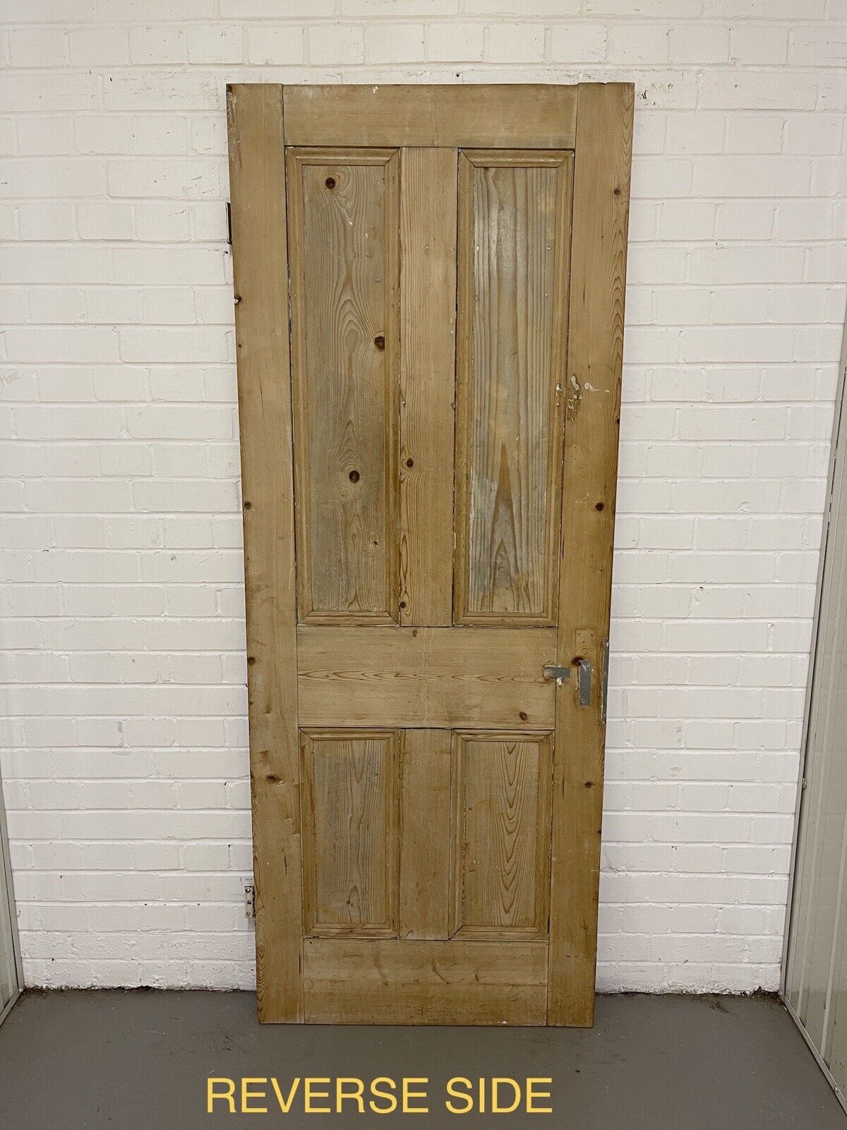 Original Vintage Reclaimed Victorian Pine Internal 4 panel Door 1963 x 765 x 35