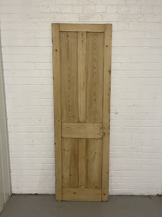 Original Vintage Reclaimed Victorian Pine Internal 4 panel Door 1905 1900 x 603