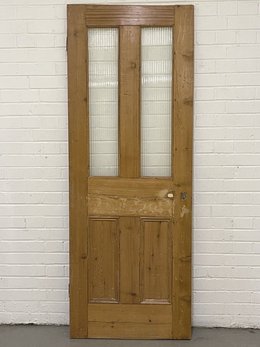 Original Vintage Reclaimed Victorian Pine Internal 4 panel Door 1905 x 710mm