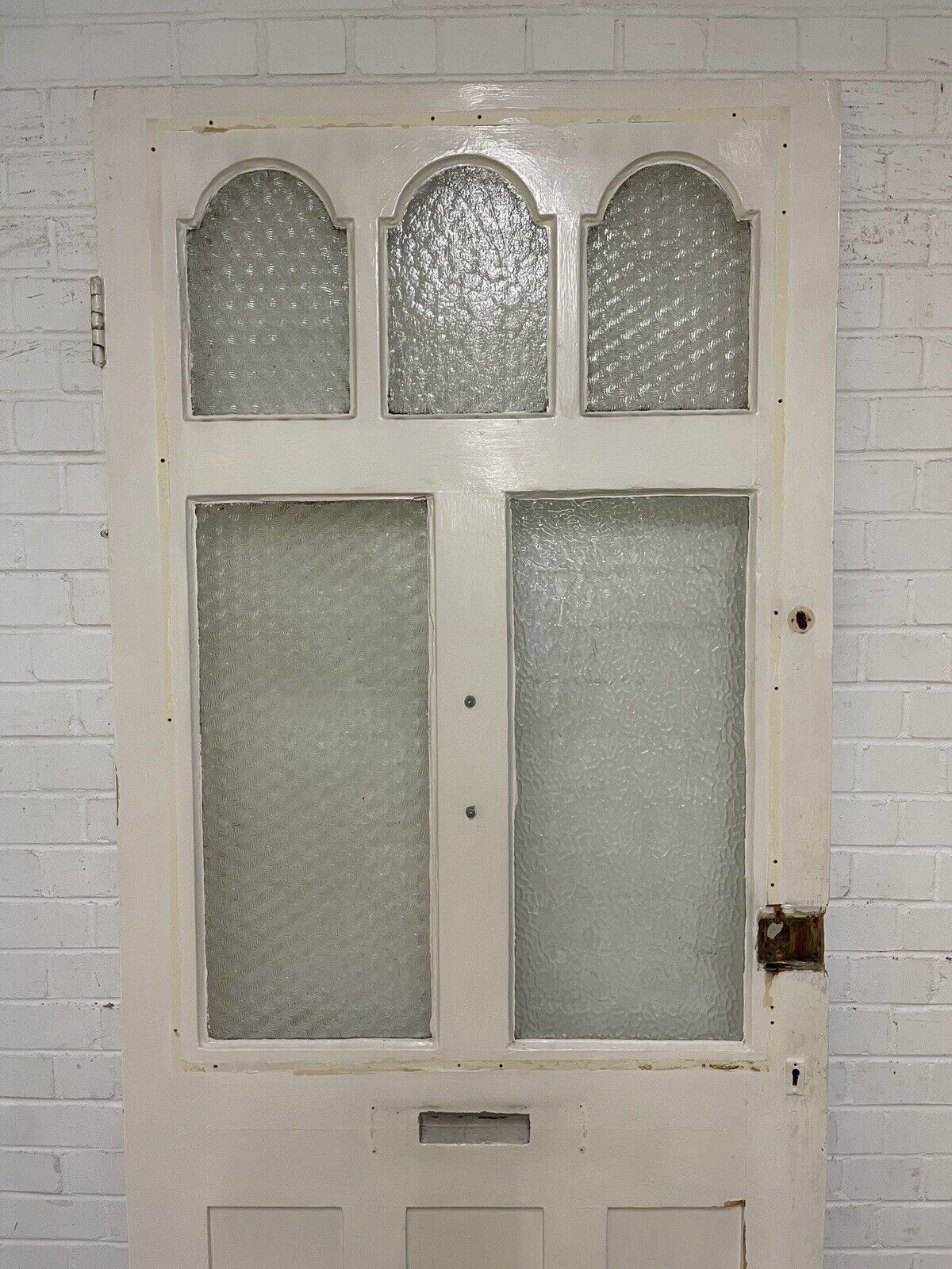 Reclaimed Victorian Edwardian Wooden Panel Front Door 2130 x 915mm