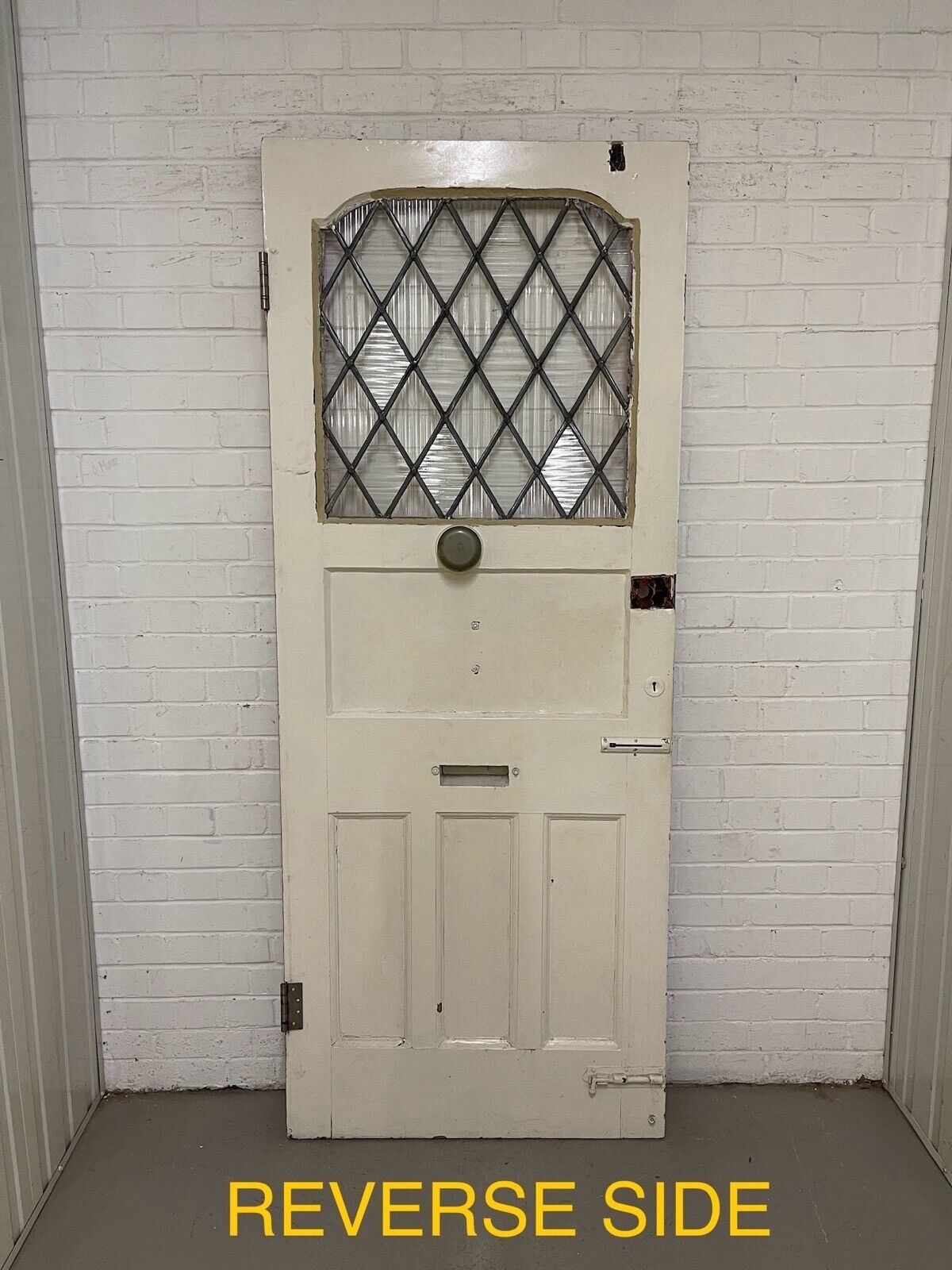 Reclaimed Victorian Edwardian Wooden Panel Front Door 2025 or 2030 x 810mm