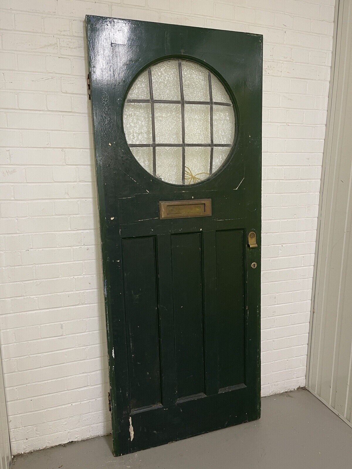 Reclaimed Victorian Edwardian Wooden Panel External Front Door 2085 x 855mm