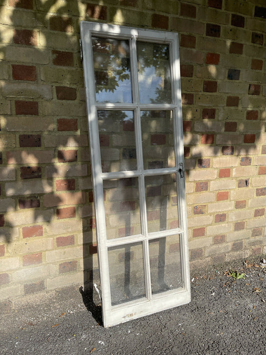 Reclaimed Old Georgian 8 Panel Wooden Window 1500 x 520mm