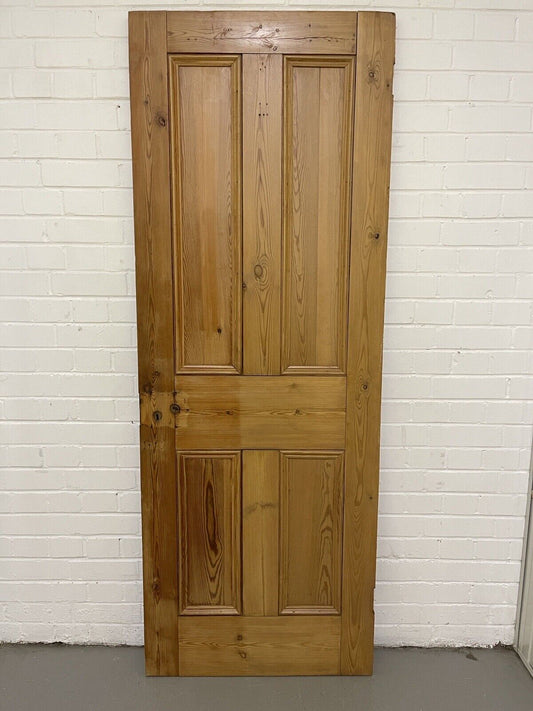 Original Vintage Reclaimed Victorian Pine Internal 4 panel Door 1900 x 702mm