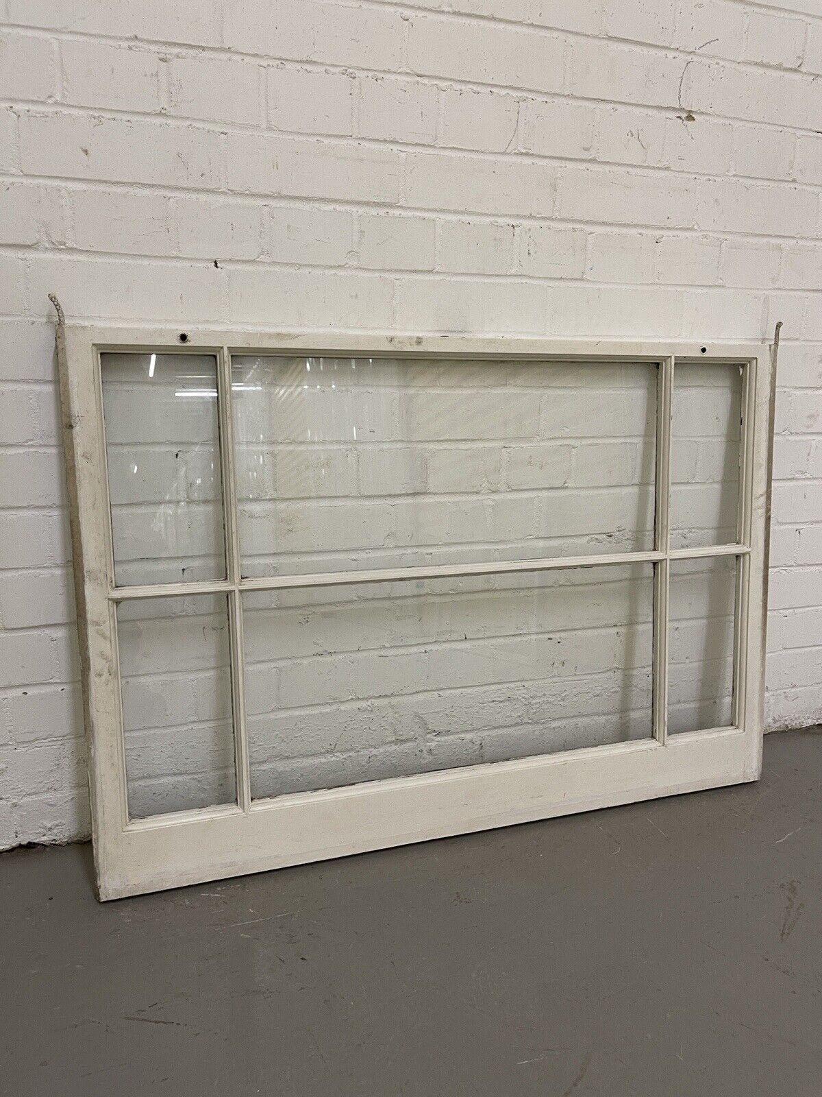 Reclaimed Edwardian 6 Panel Wooden Panel Sash Window  1112 x 692mm