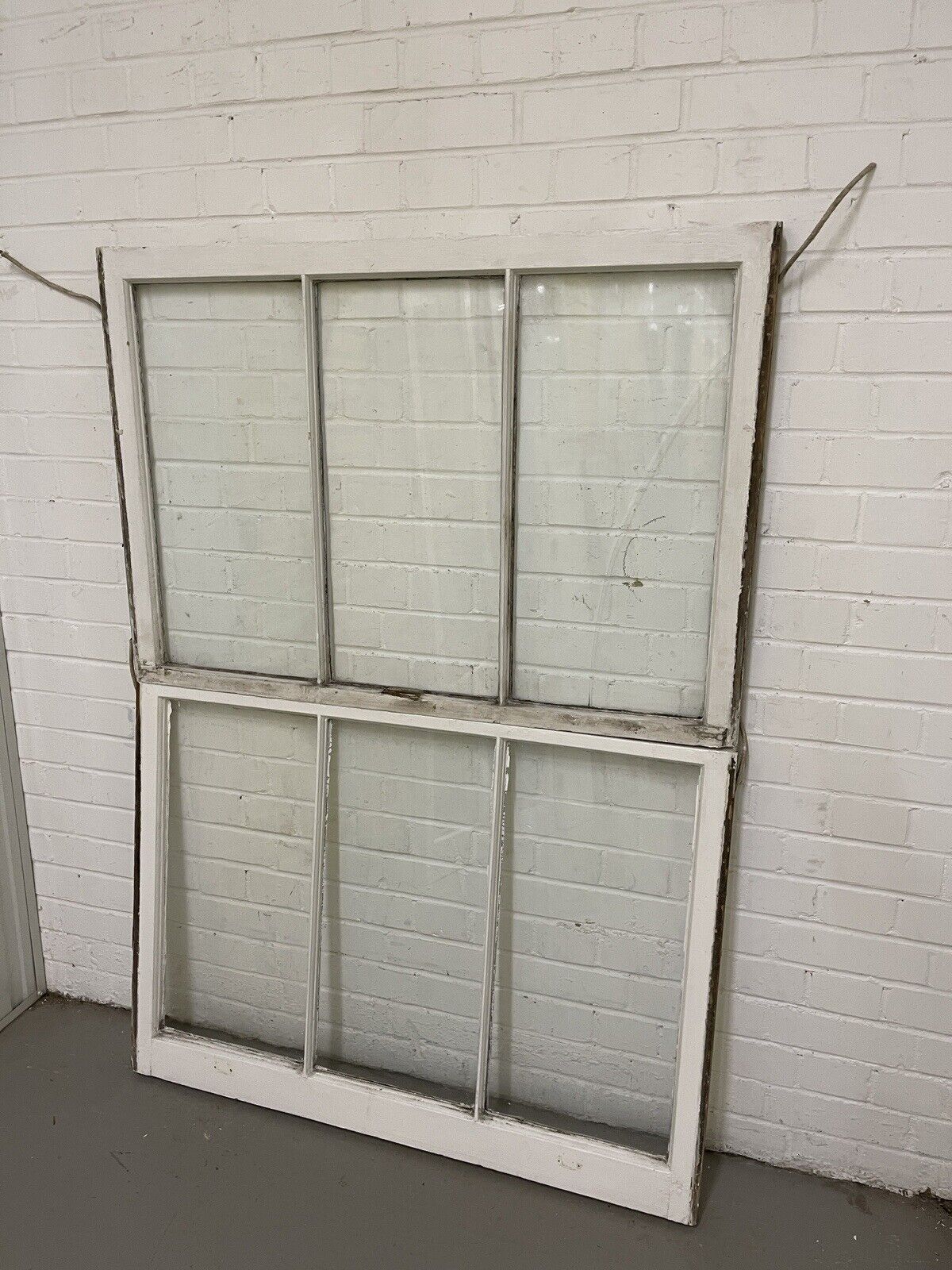 Pair Of Reclaimed Edwardian 3 Panel Wooden Panel Sash Window 1062x730 1062x760