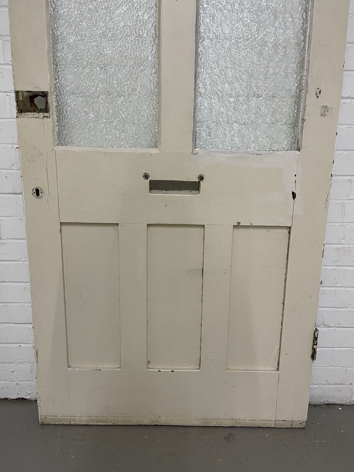 Reclaimed Victorian Edwardian Wooden Panel Front Door 2130 x 911mm