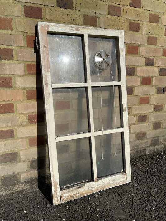 Modern Georgian 6 Panel Wooden Window 563 x 1052mm
