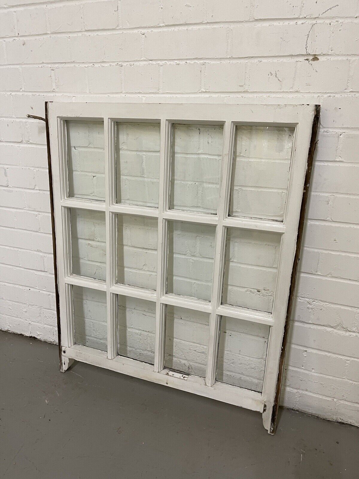 Reclaimed Old Georgian 12 Panel Wooden Window 750 x 905mm