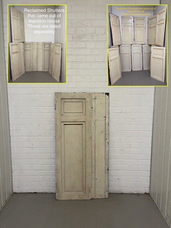 Reclaimed Antique Wooden Window Shutters 1330 x 660 or 645mm