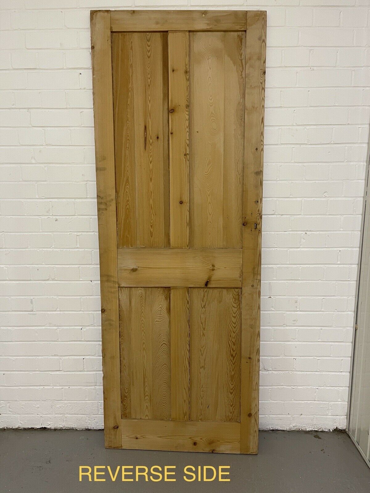 Original Vintage Reclaimed Victorian Pine Internal 4 panel Door 1915 x 715mm
