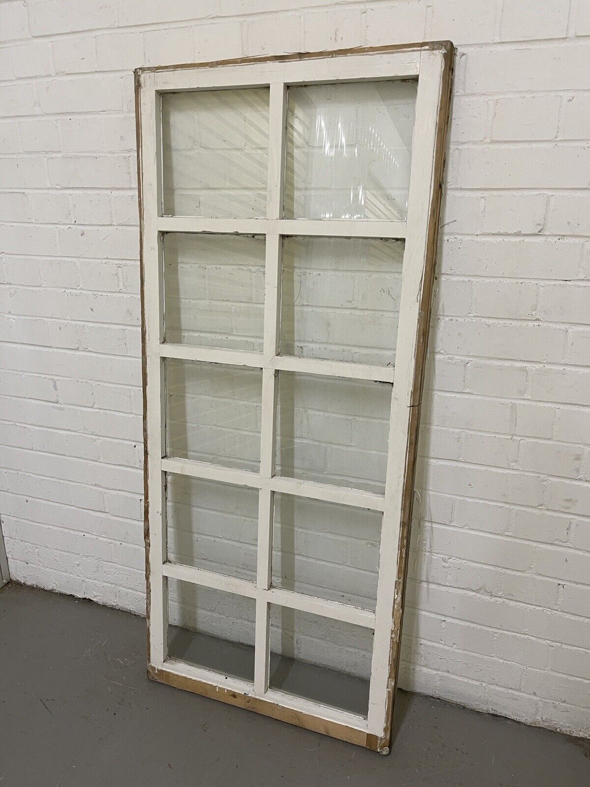 Modern Georgian 10 Panel Wooden Window 605 x 1380mm