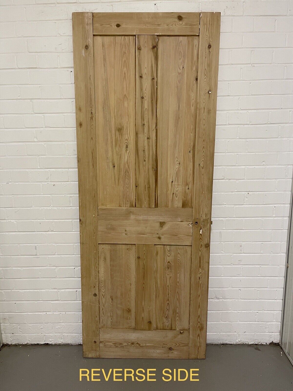 Original Vintage Reclaimed Victorian Pine Internal 4 panel Door 1930 1945 x 760