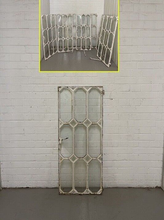 Reclaimed Art and Crafts Cast Iron Crittall Crittal Windows 1135 x 465mm