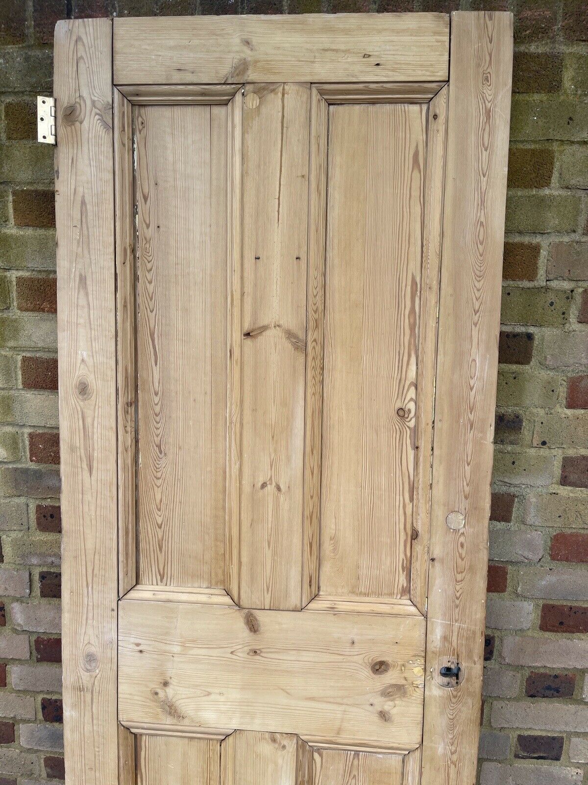 Original Vintage Reclaimed Victorian Pine Internal 4 panel Door 1955 x 760mm