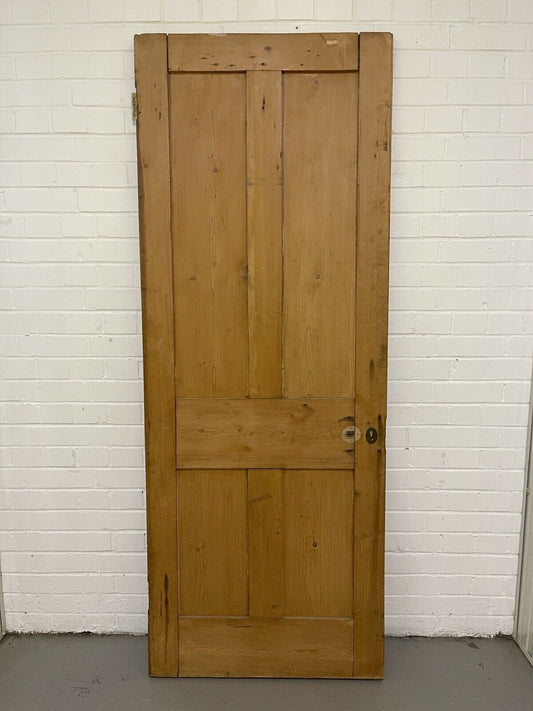 Original Vintage Reclaimed Victorian Pine Internal 4 panel Door 1960 x 755mm