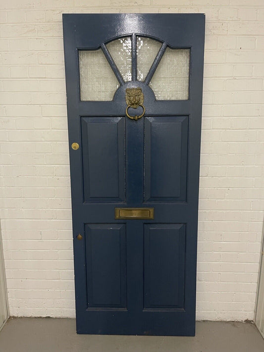Reclaimed Old Wooden Bespoke Hardwood External Front Door 2030 or 2025mm x 810mm