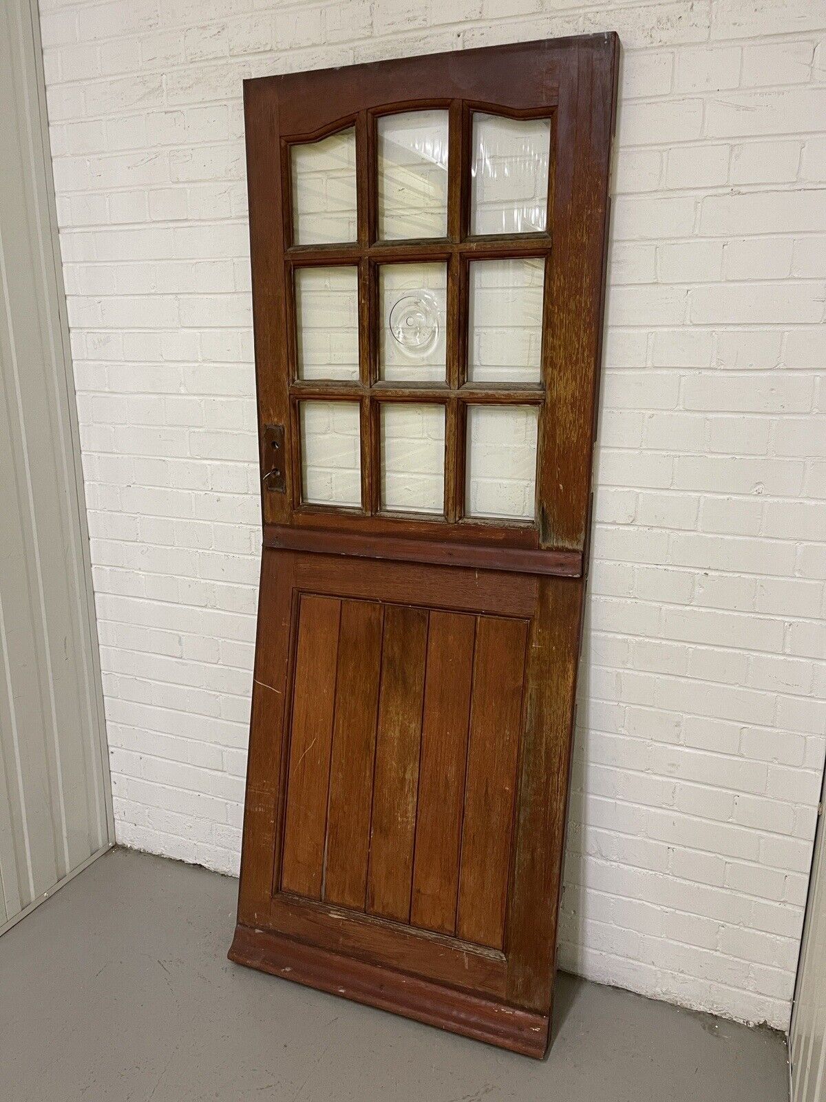 Solid Hardwood External Glass panel Stable Door 1960 X 765mm