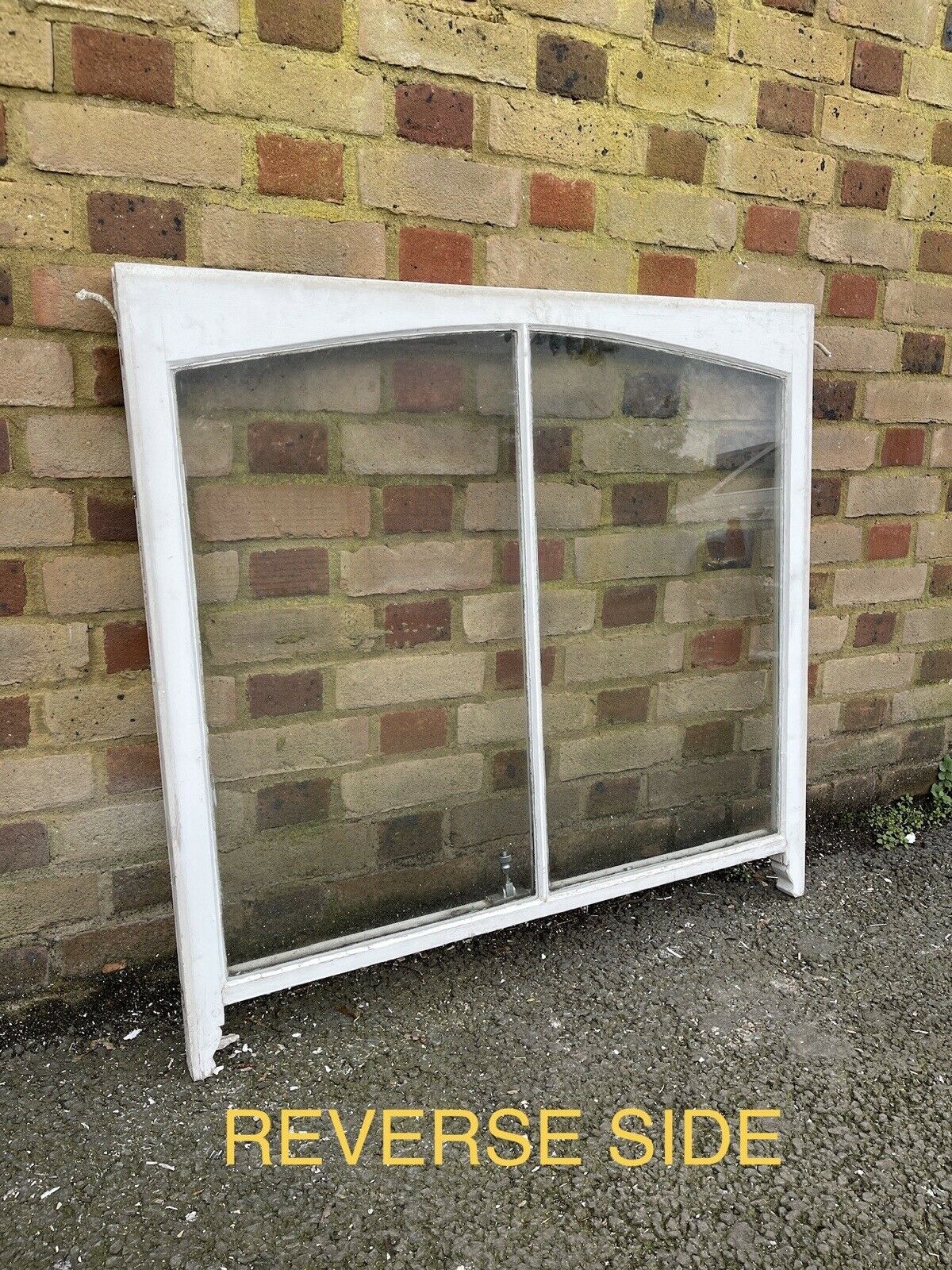 Reclaimed Old Victorian Edwardian Arch Panel Wooden Sash Window