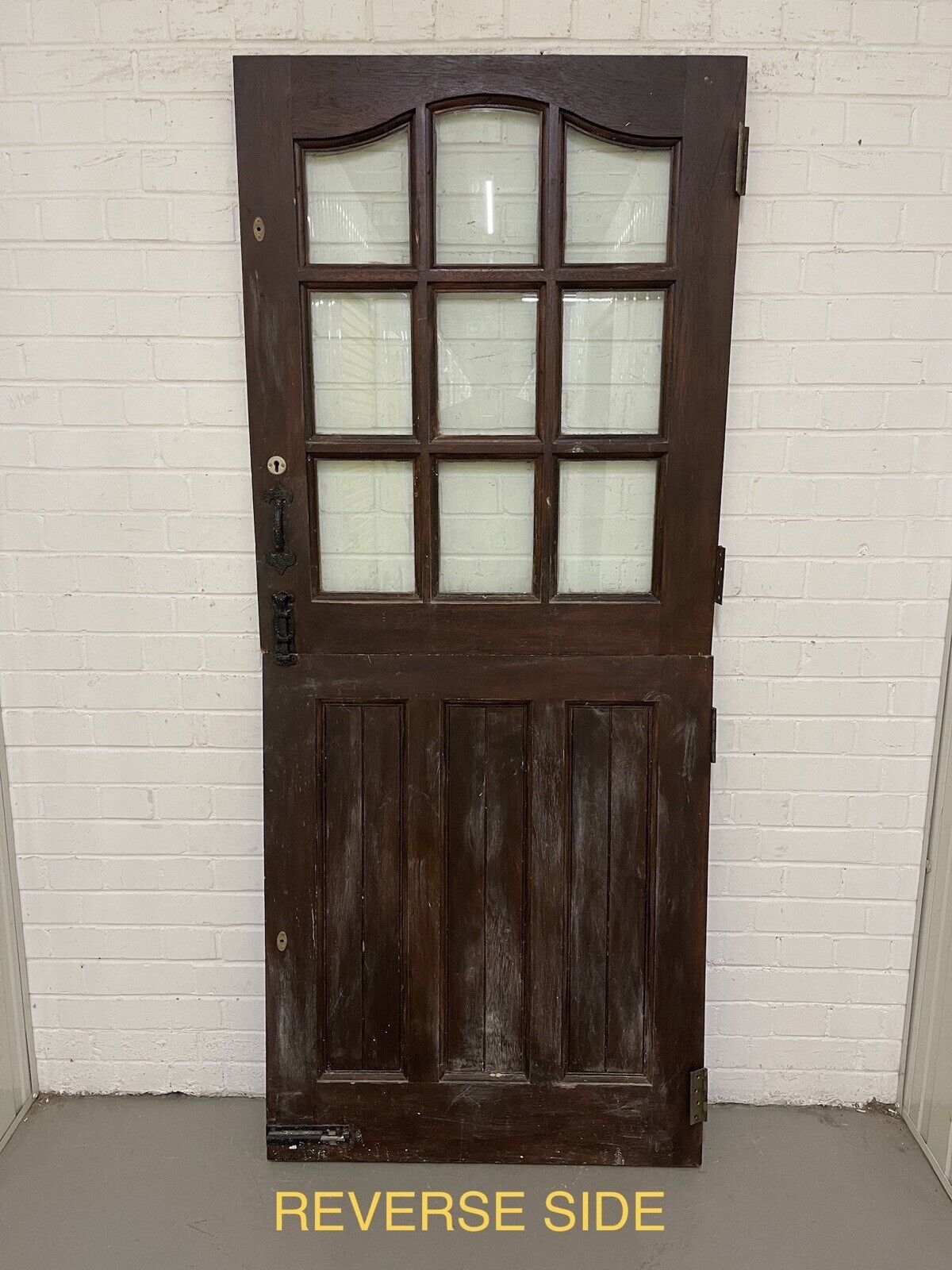 Solid Hardwood External Glass panel Stable Door 1970 X 830mm