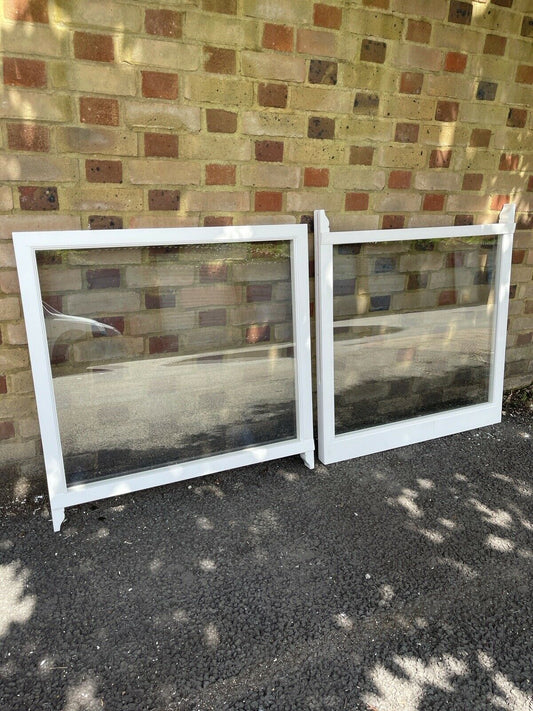 Modern Double Glazed Matching Wooden Sash Windows Top and Bottom