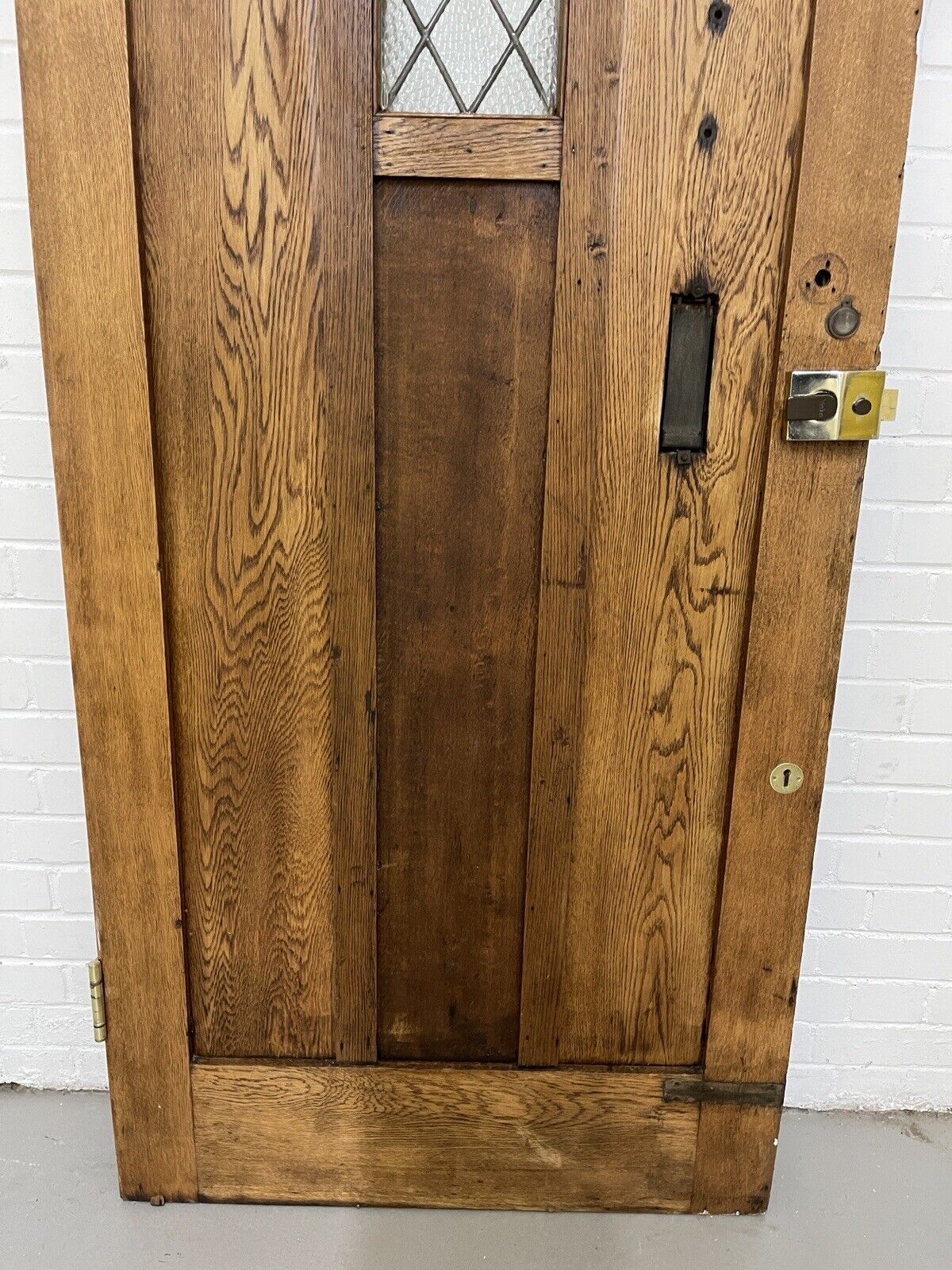 Reclaimed Oak Studded Wooden Front Door 2080 or  2075 x 860mm