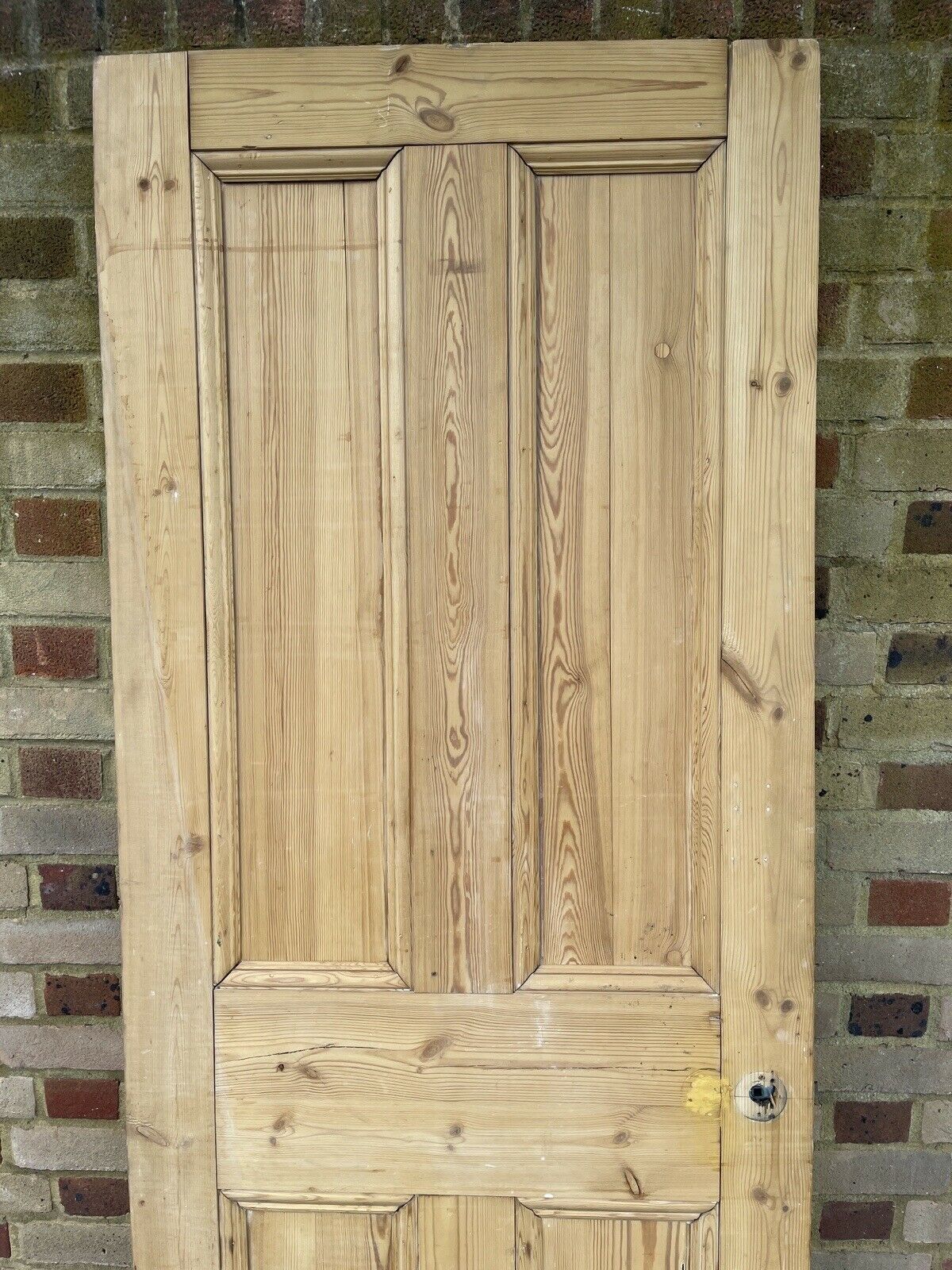 Original Vintage Reclaimed Victorian Pine Internal 4 panel Door 1915 x 753mm