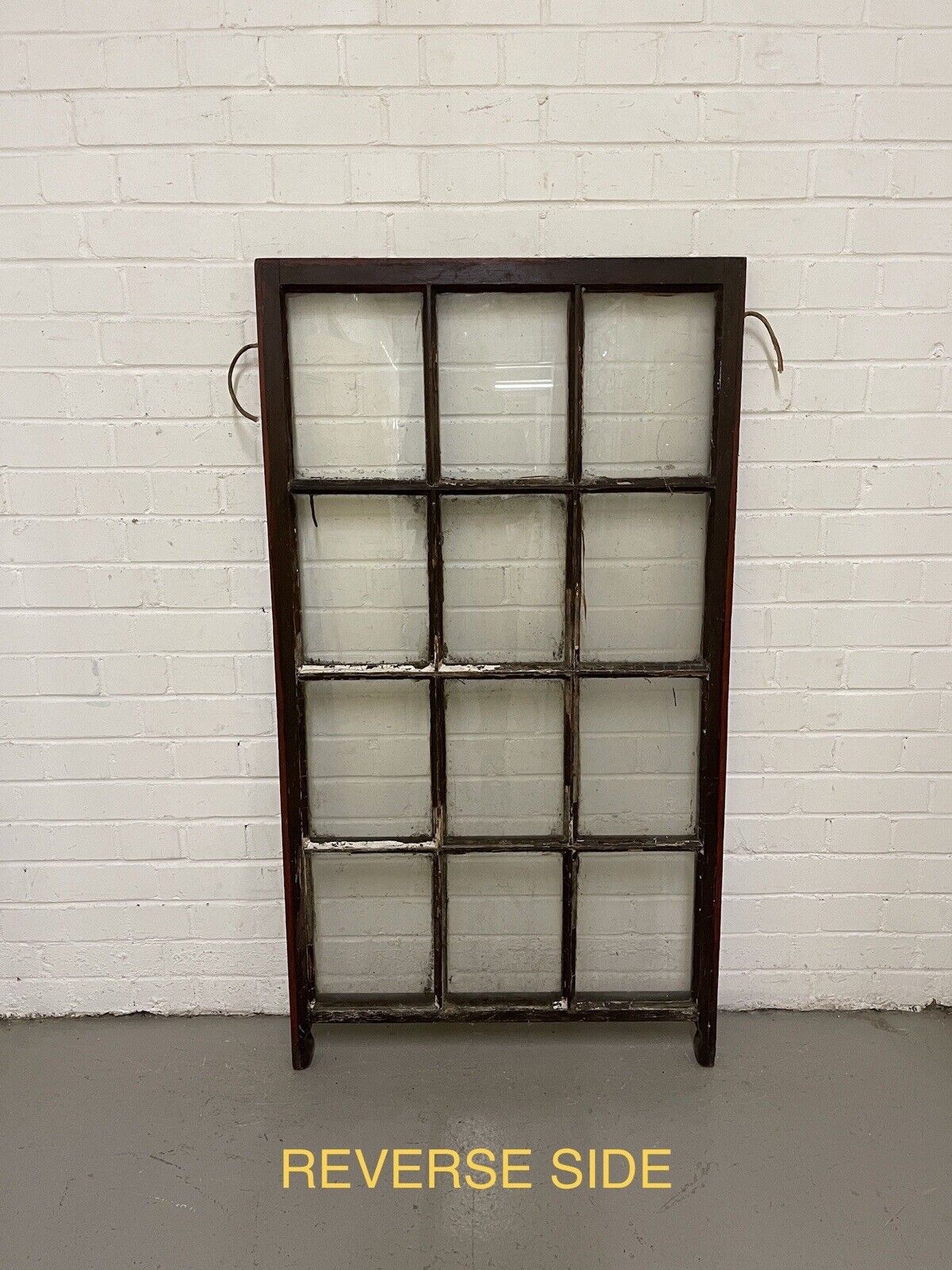 Reclaimed Old Georgian 12 Panel Wooden Window 720 x 1308mm