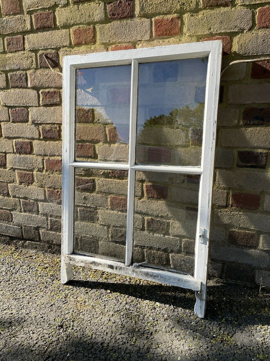 Reclaimed Old Georgian 4 Panel Wooden Window