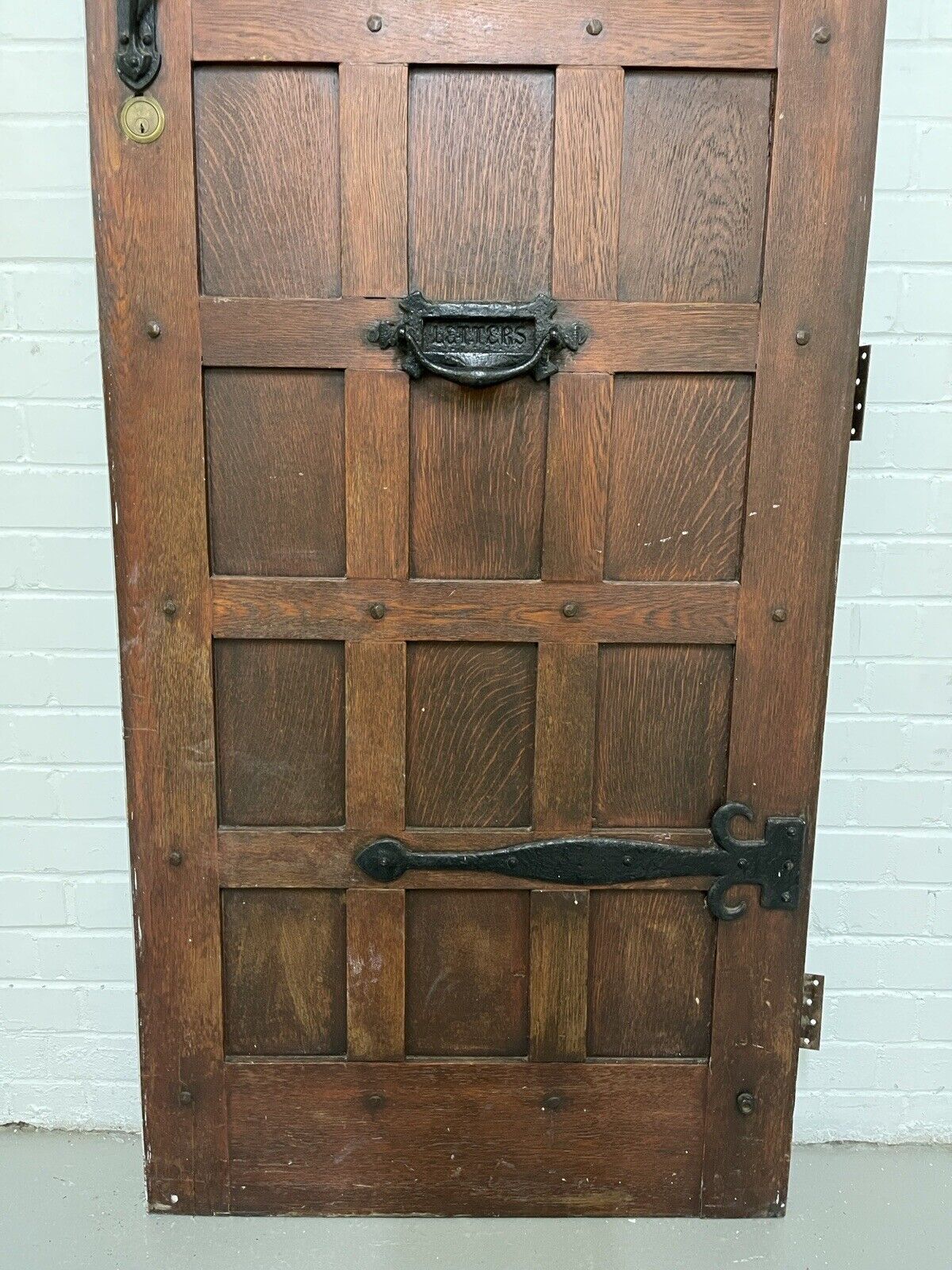 Reclaimed Studded Wooden Front Door  2025mm x 810mm