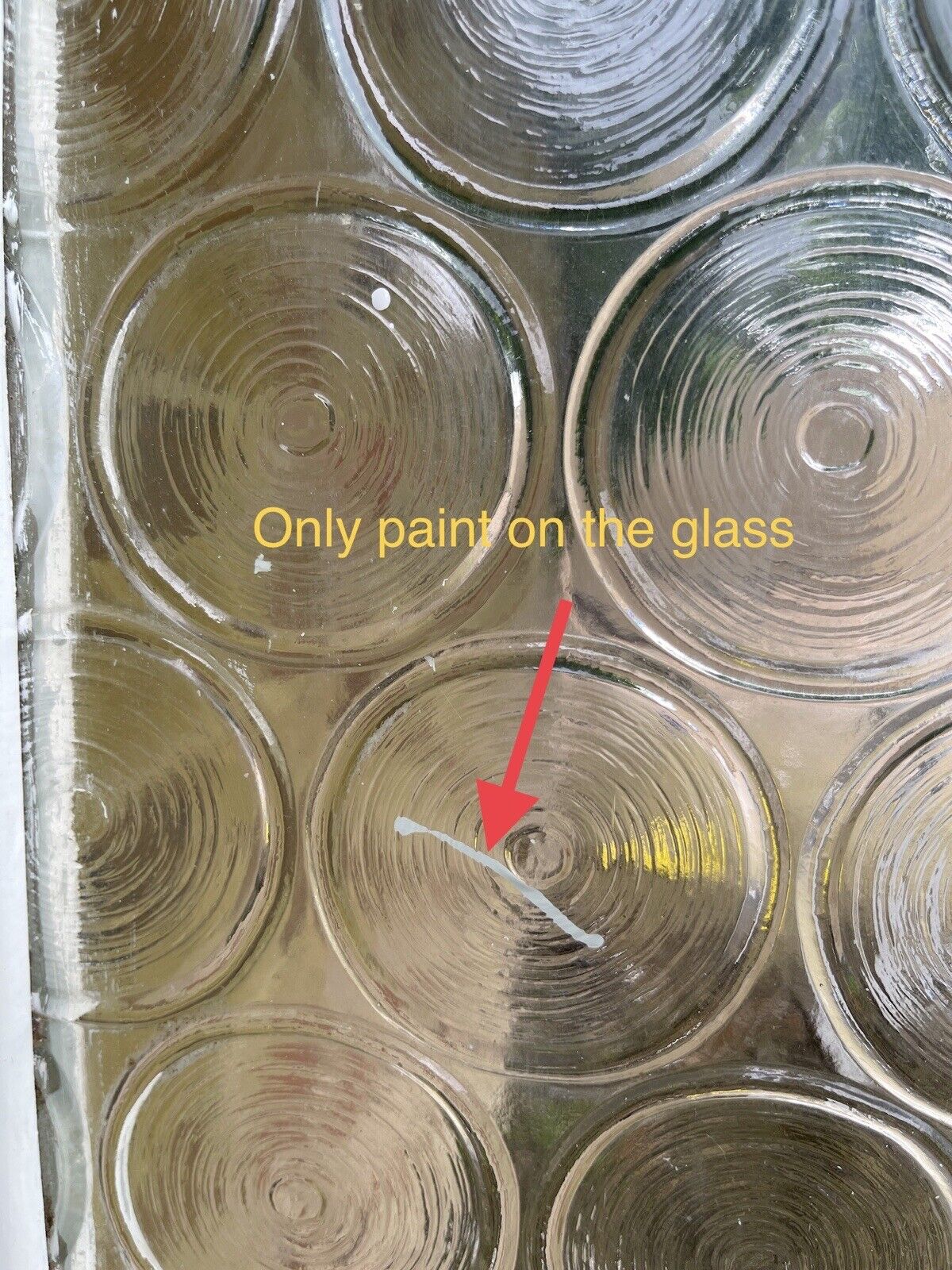 Reclaimed Art Deco Bottle Retro Round Glass Internal Door 1978 x 760mm