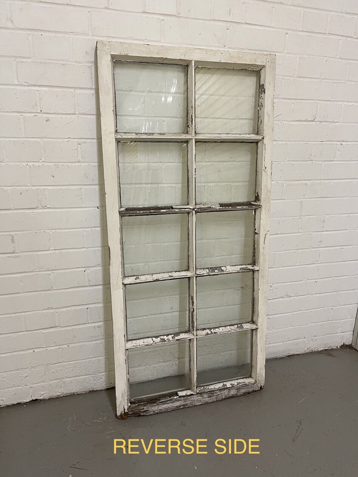 Modern Georgian 10 Panel Wooden Window 605 x 1290mm