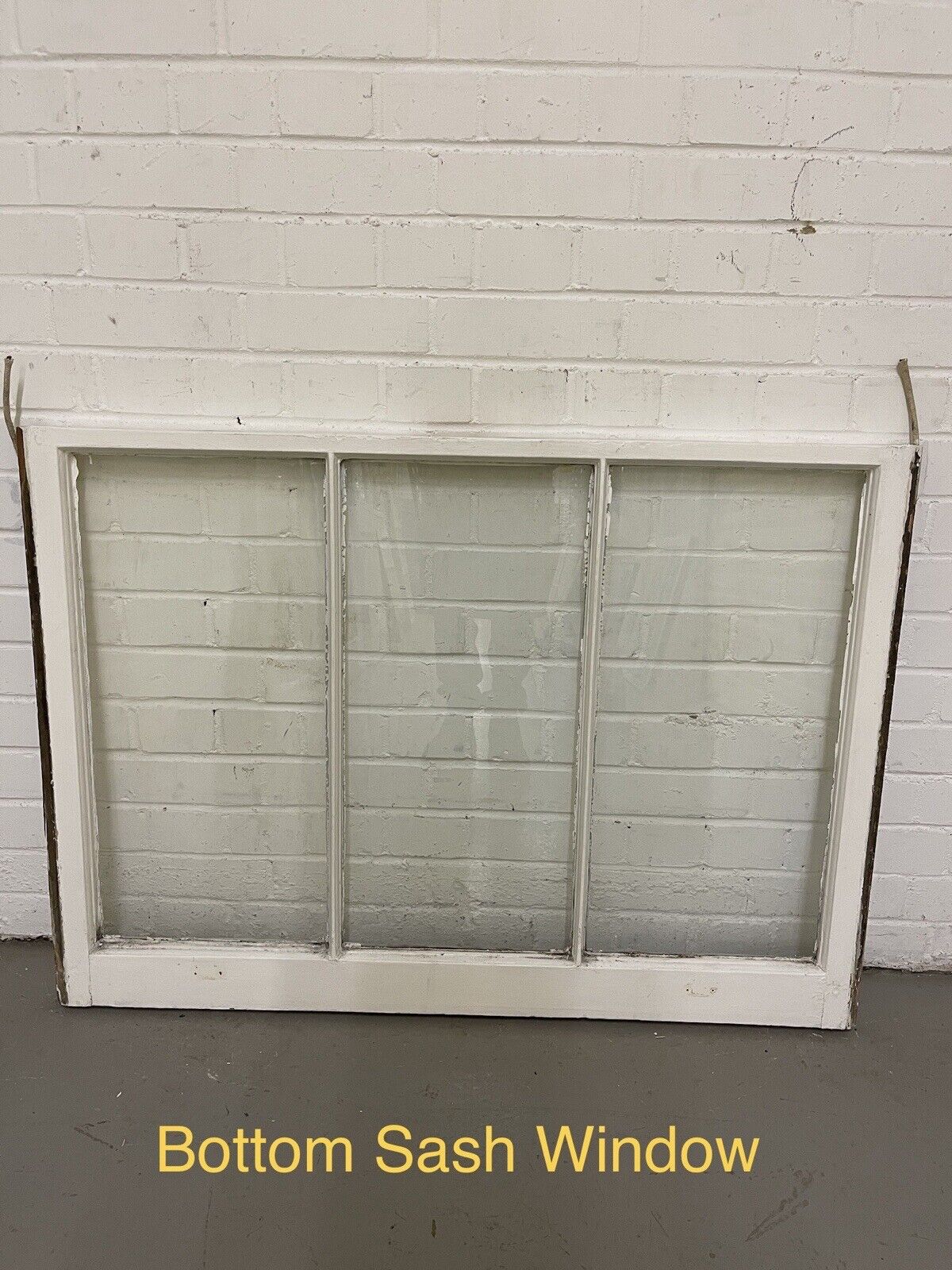 Pair Of Reclaimed Edwardian 3 Panel Wooden Panel Sash Window 1062x730 1062x760