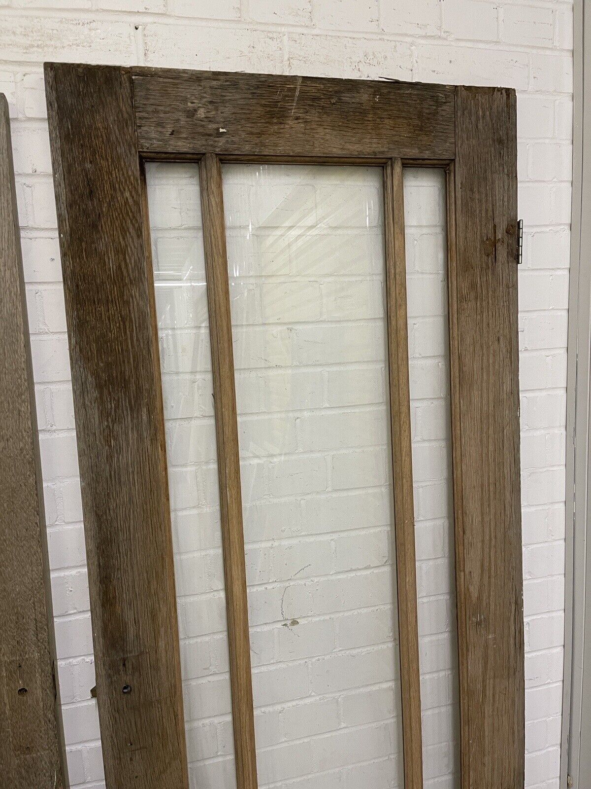 Pair Of Reclaimed Edwardian Wooden Panel External Doors 1870 x 743 1915 x 765mm