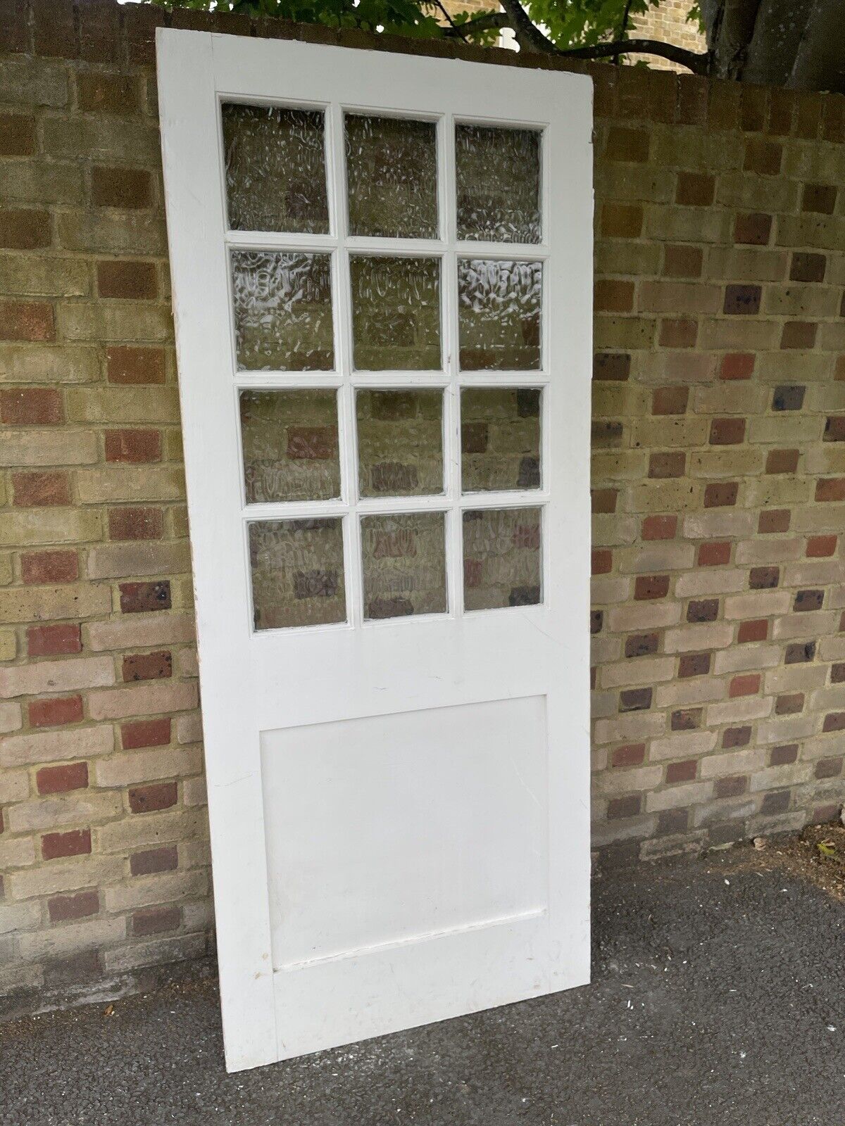 Reclaimed Georgian Wooden Panel Summer House External Door 1970 x 840mm