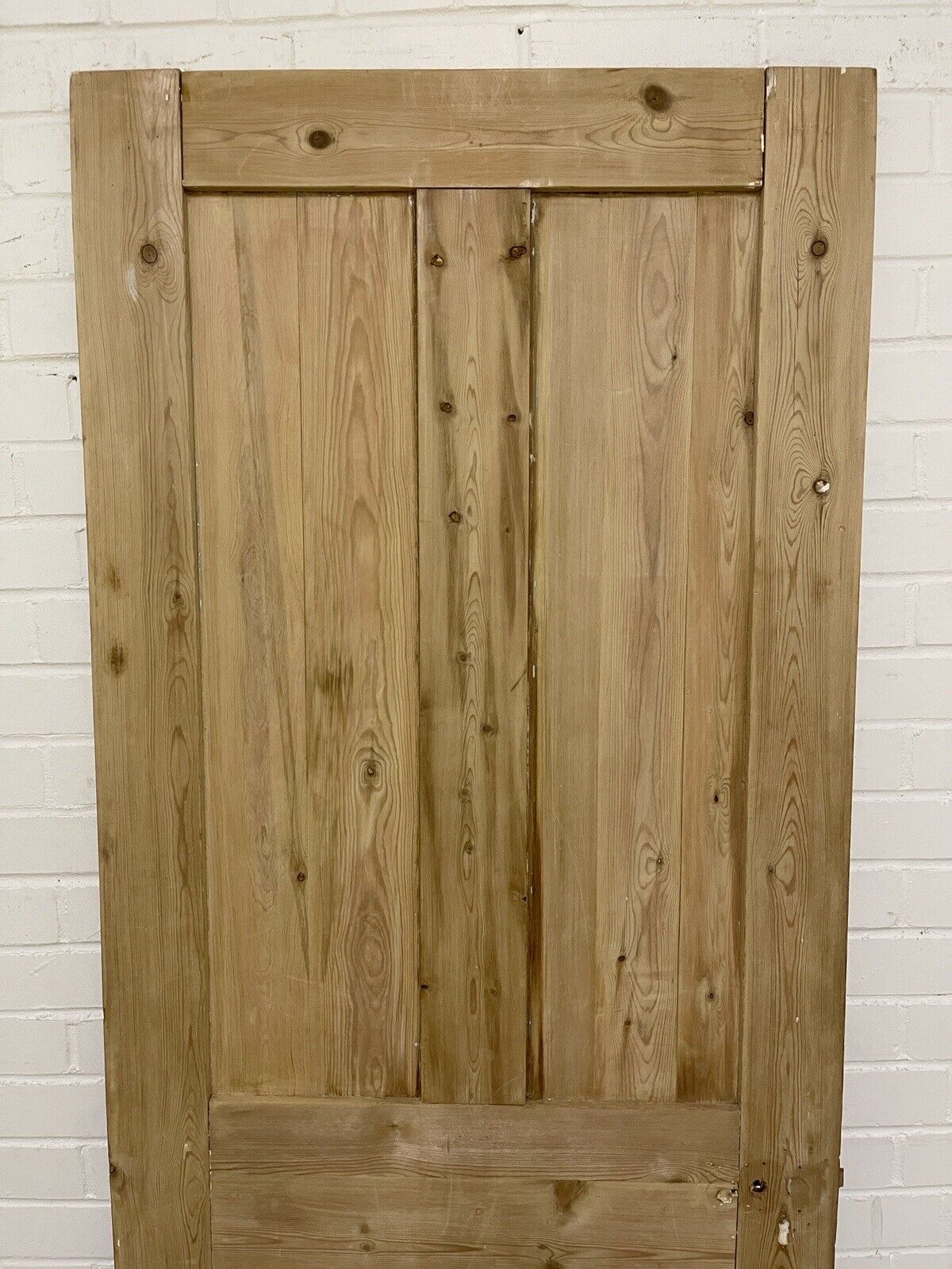 Original Vintage Reclaimed Victorian Pine Internal 4 panel Door 1930 1945 x 760