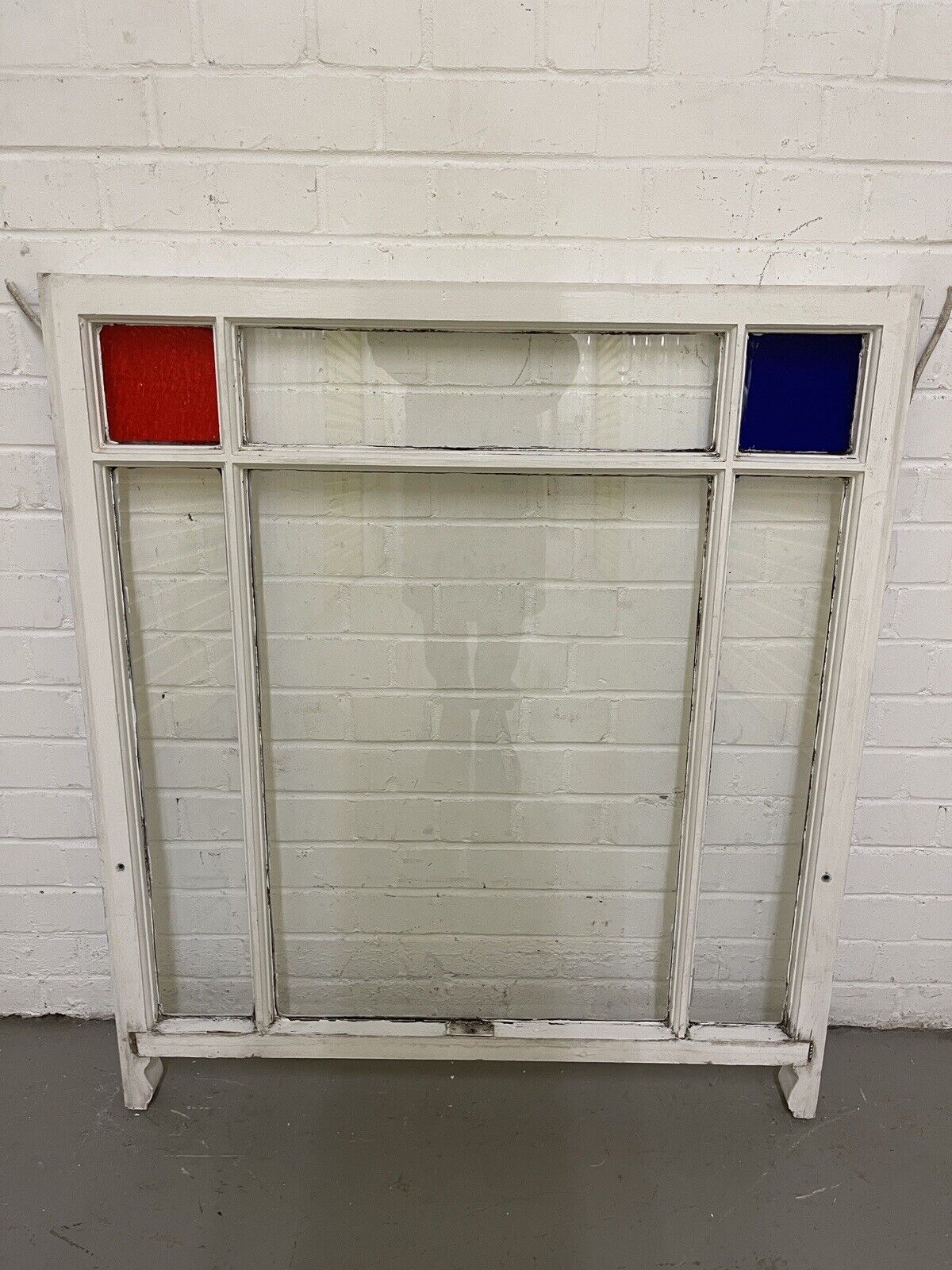 Reclaimed Old Edwardian 6 Panel Wooden Panel Sash Window 915 x 1040mm