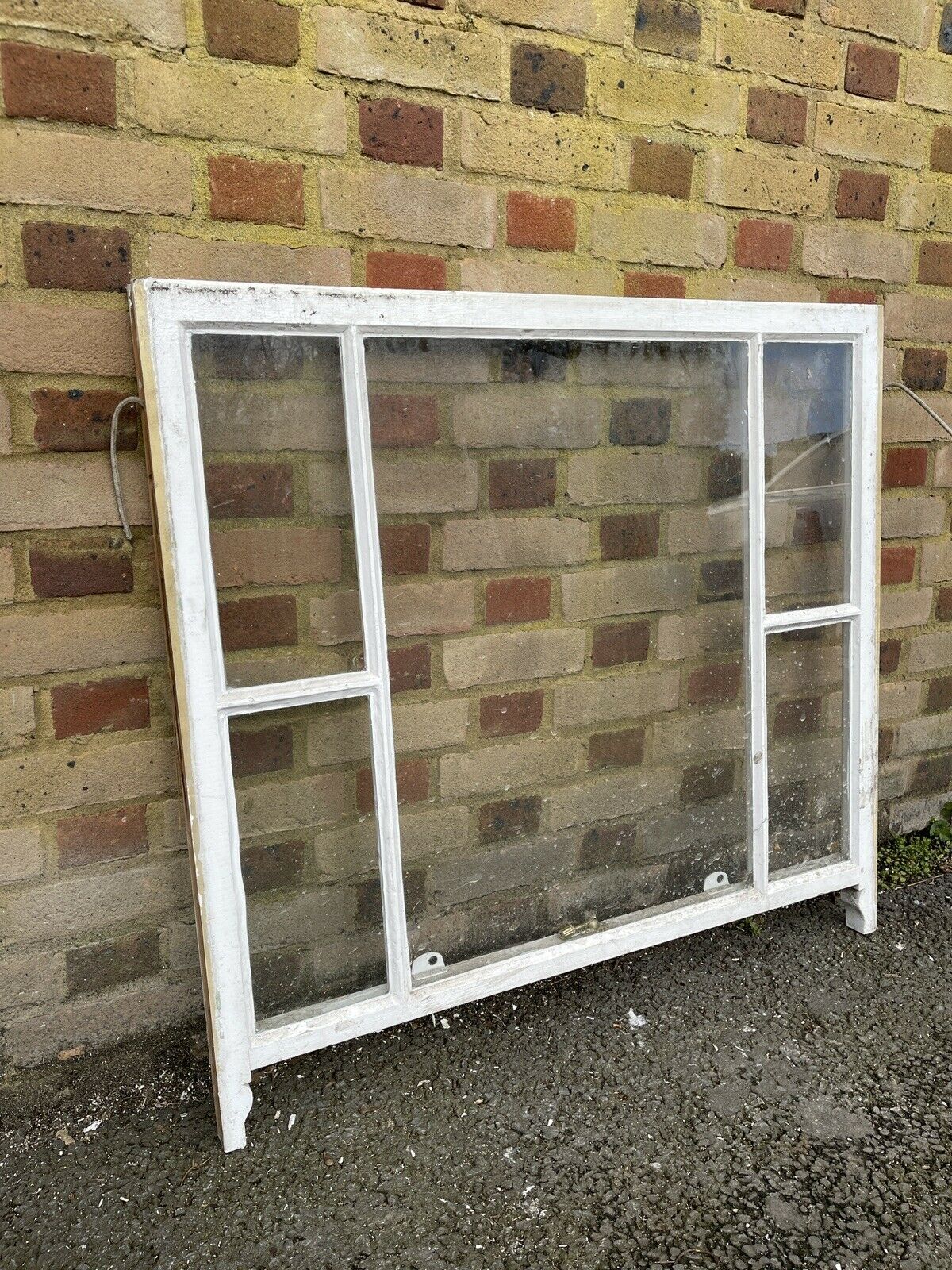 Reclaimed Old Victorian Edwardian Wooden 5 Panel Sash Window