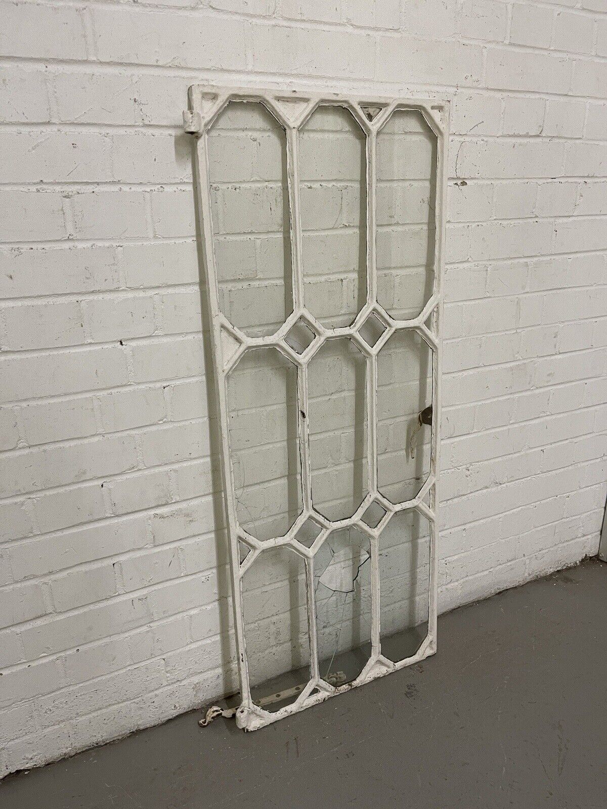 Reclaimed Art and Crafts Cast Iron Crittall Crittal Windows 1135 x 465mm