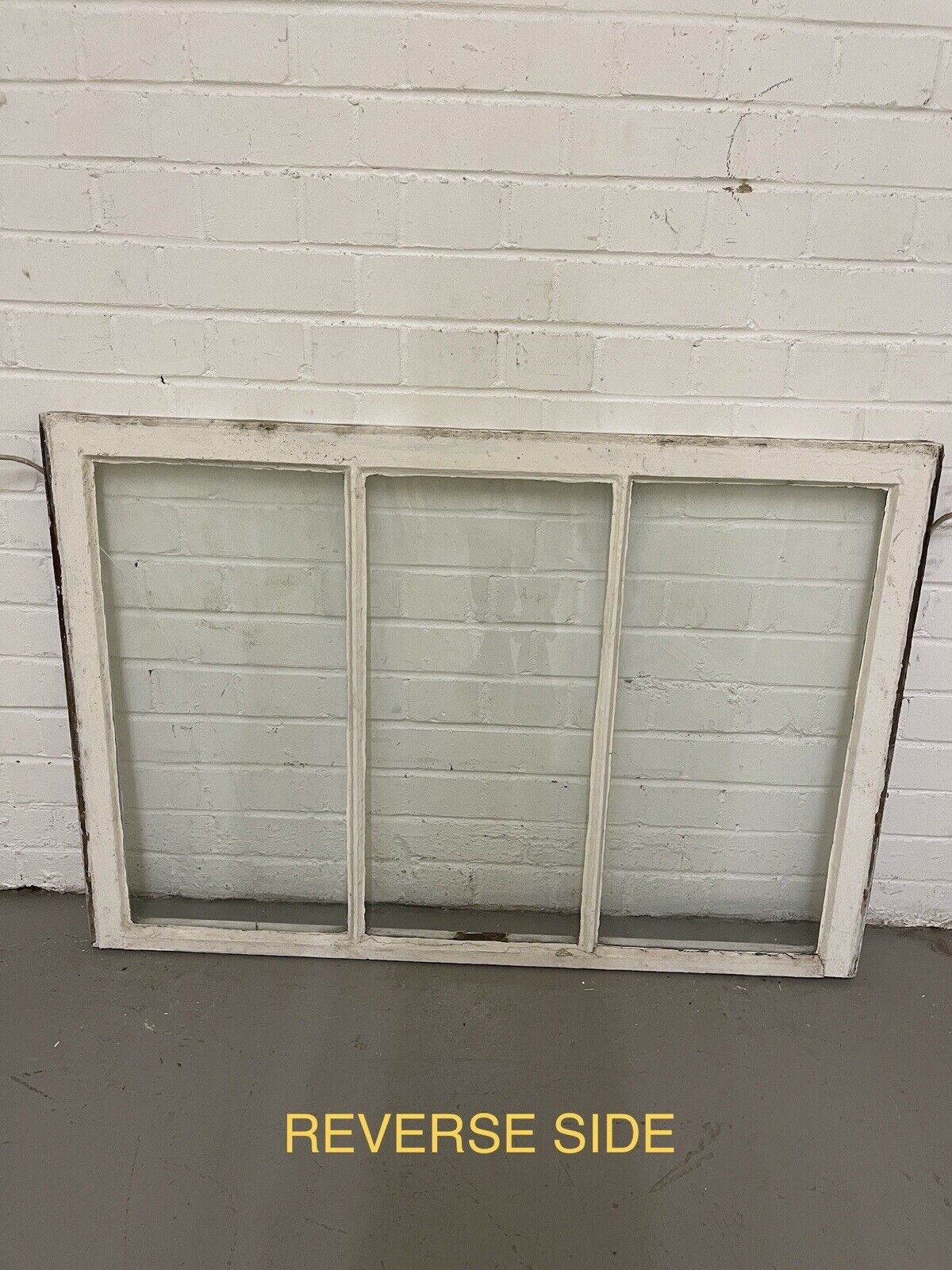 Pair Of Reclaimed Edwardian 3 Panel Wooden Panel Sash Window 1062x730 1062x760