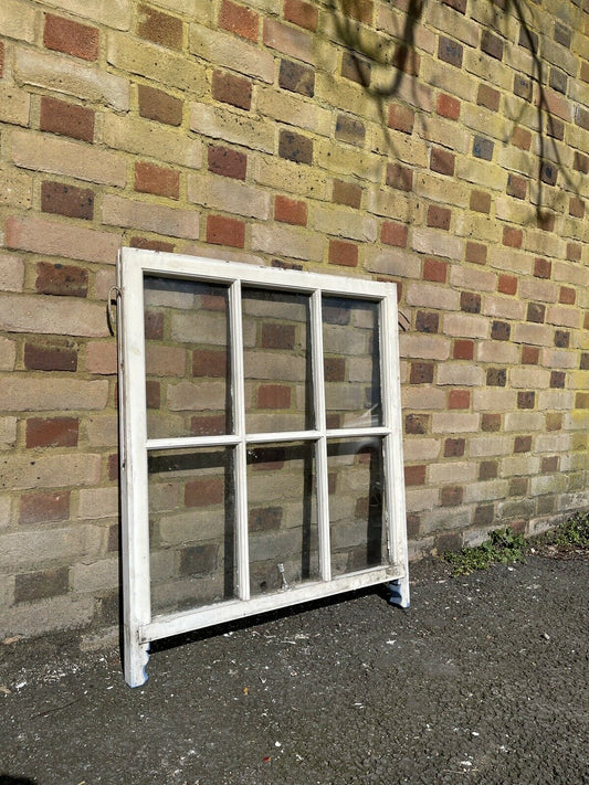 Reclaimed Old Georgian 6 Panel Wooden Window