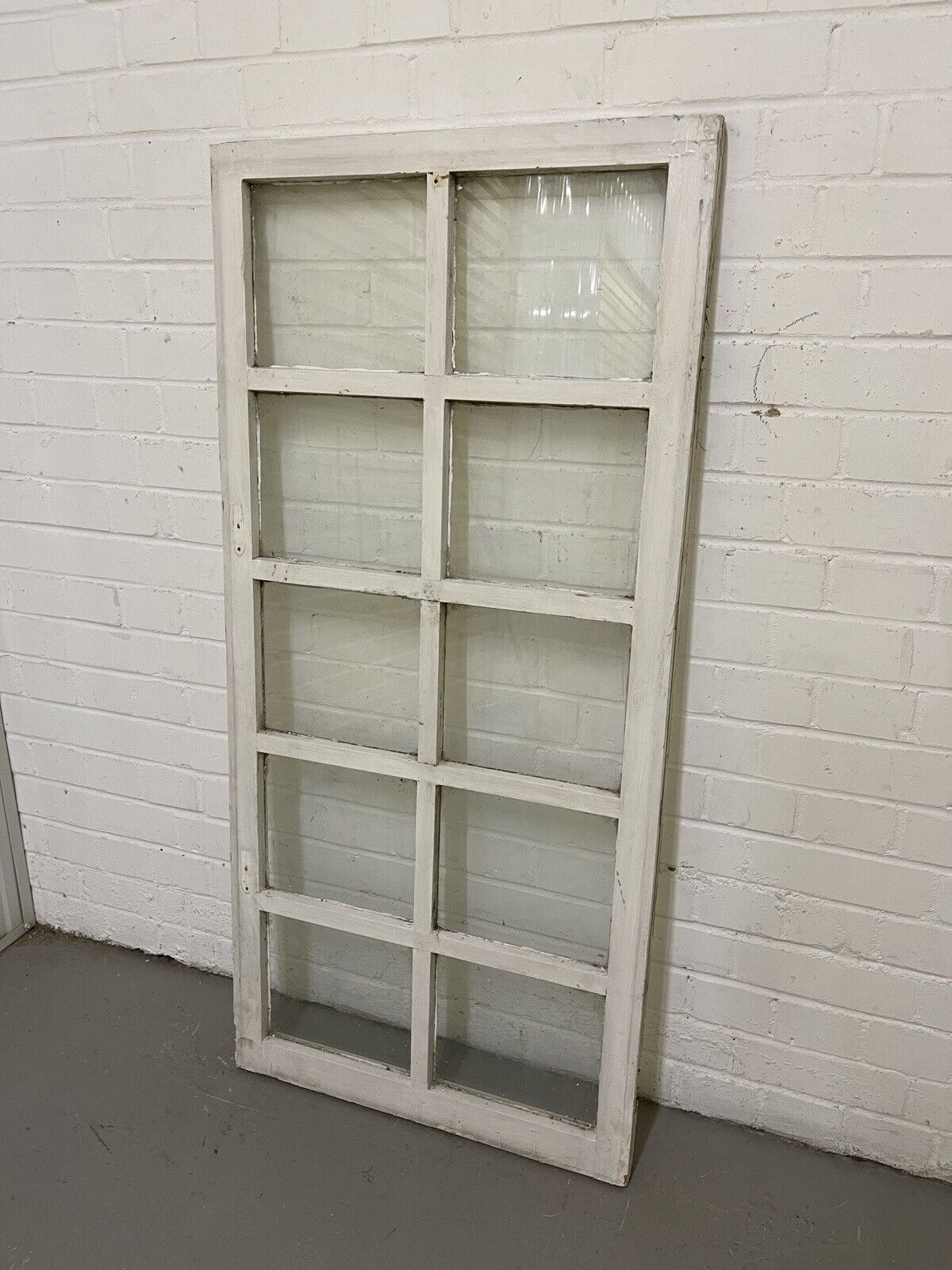 Modern Georgian 10 Panel Wooden Window 605 x 1295mm