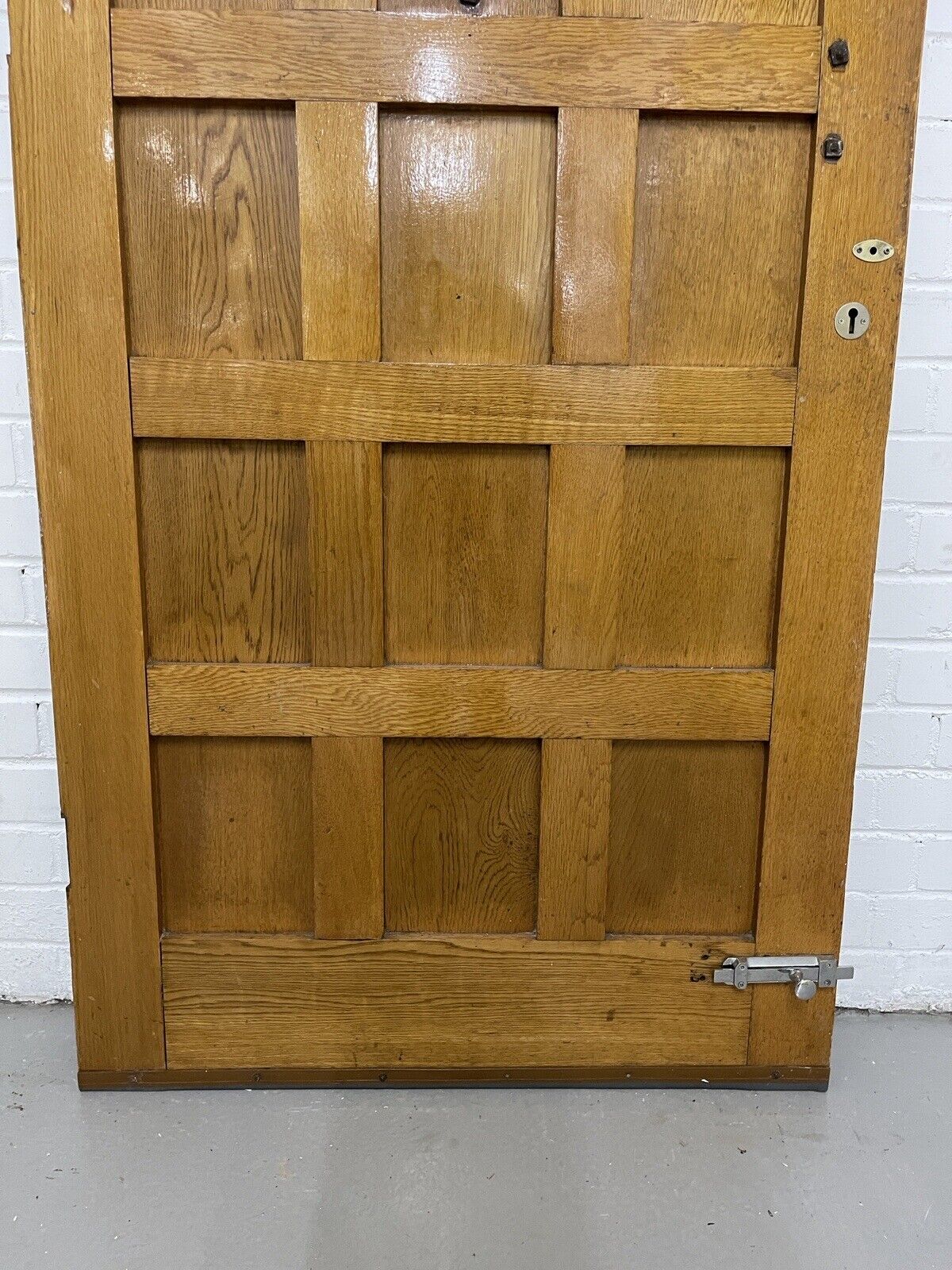 Reclaimed Oak Wooden Studded Front Door 2030 x 810mm