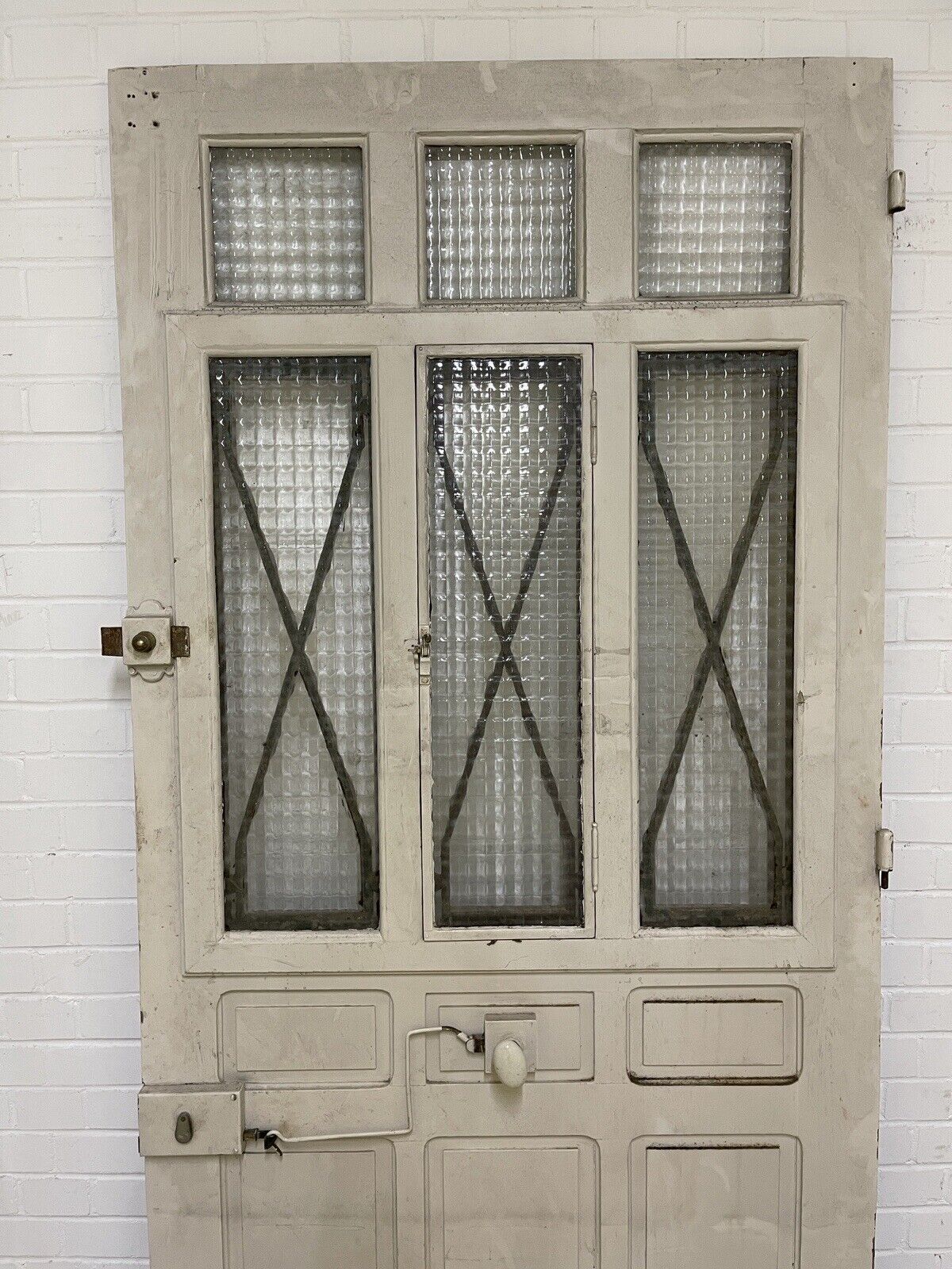 Reclaimed Arts and Crafts Victorian  Wooden Front Door 2165 x 1023mm