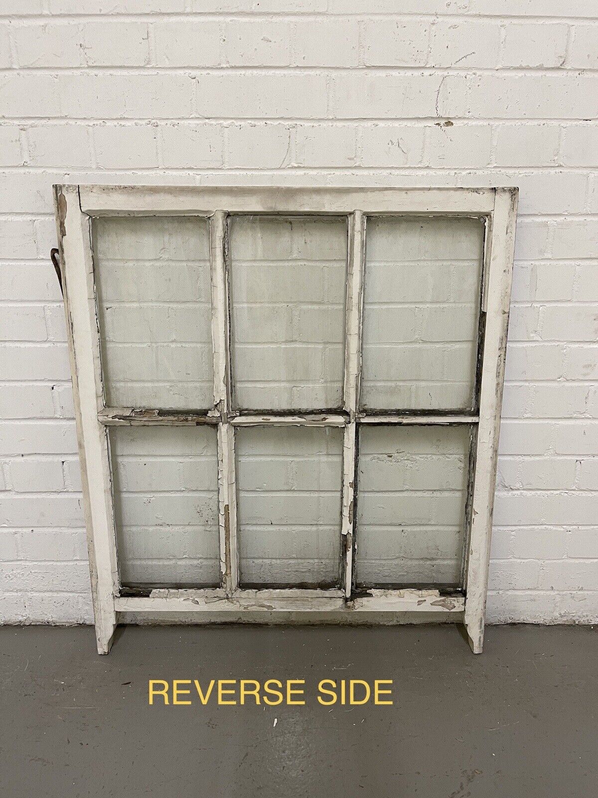 Reclaimed Georgian 6 Panel Wooden Panel Sash Window 780 x 900mm