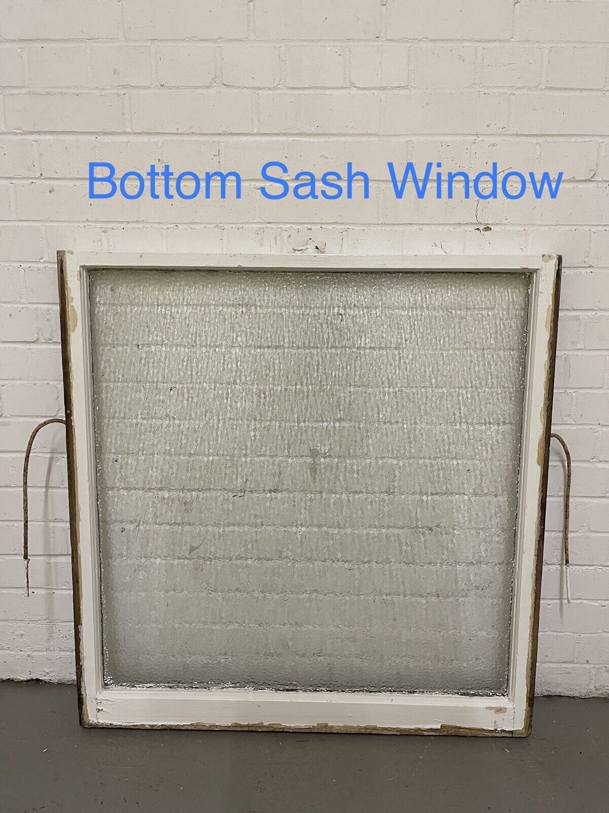 Pair Of Reclaimed Old Victorian Sash Panel Wooden Window 915 x 990mm 915 x 950mm