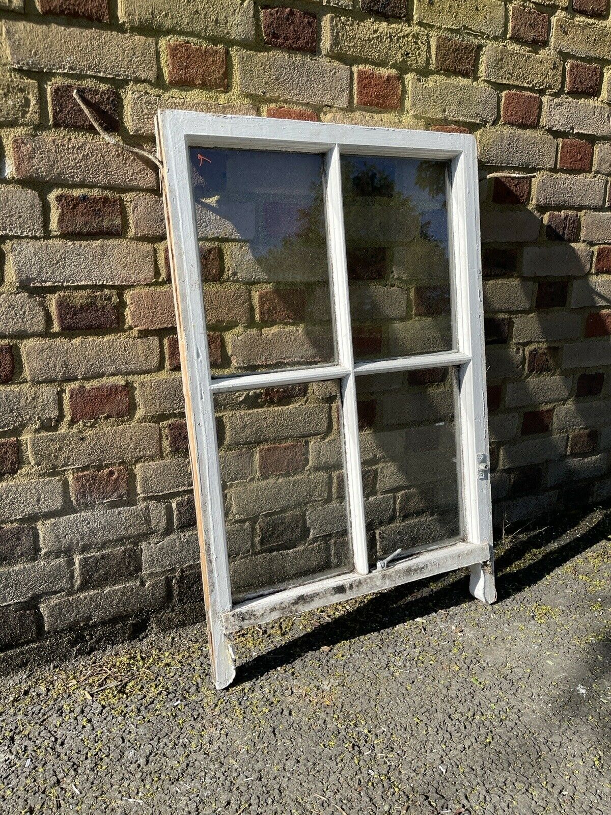 Reclaimed Old Georgian 4 Panel Wooden Window